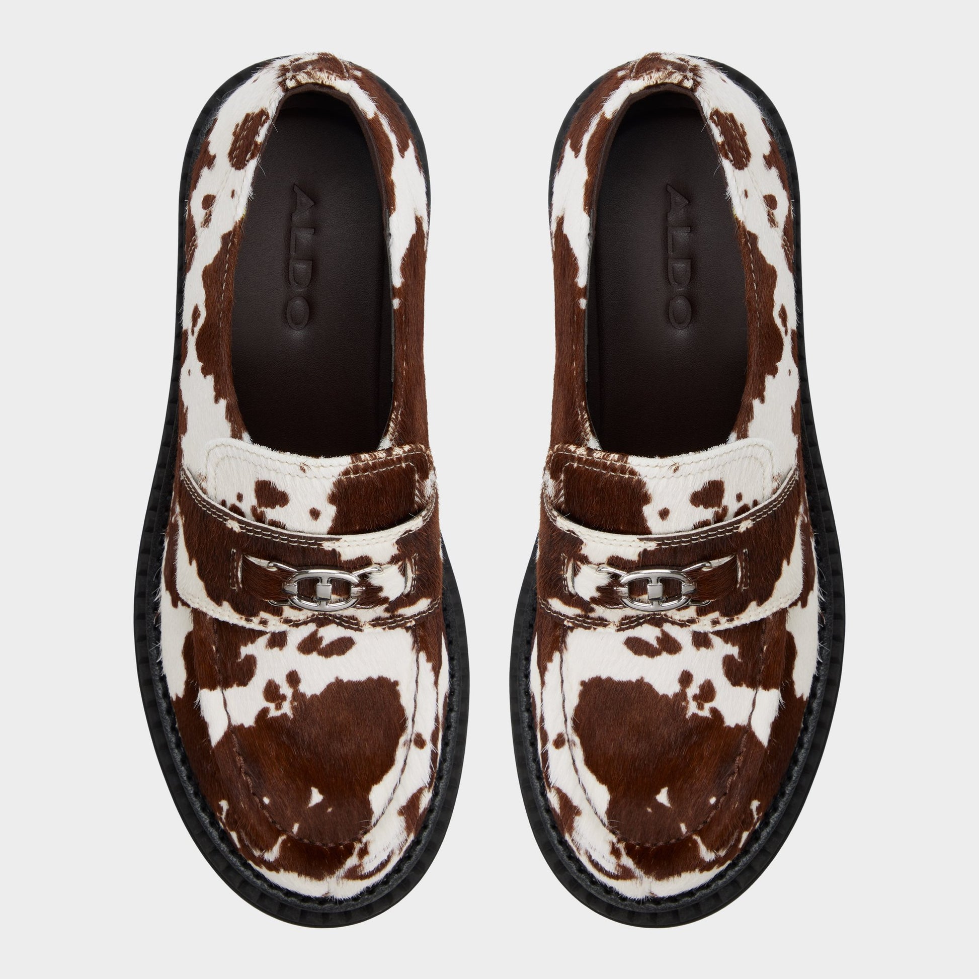 Top-down view of the Open Brown Miravelle Loafer