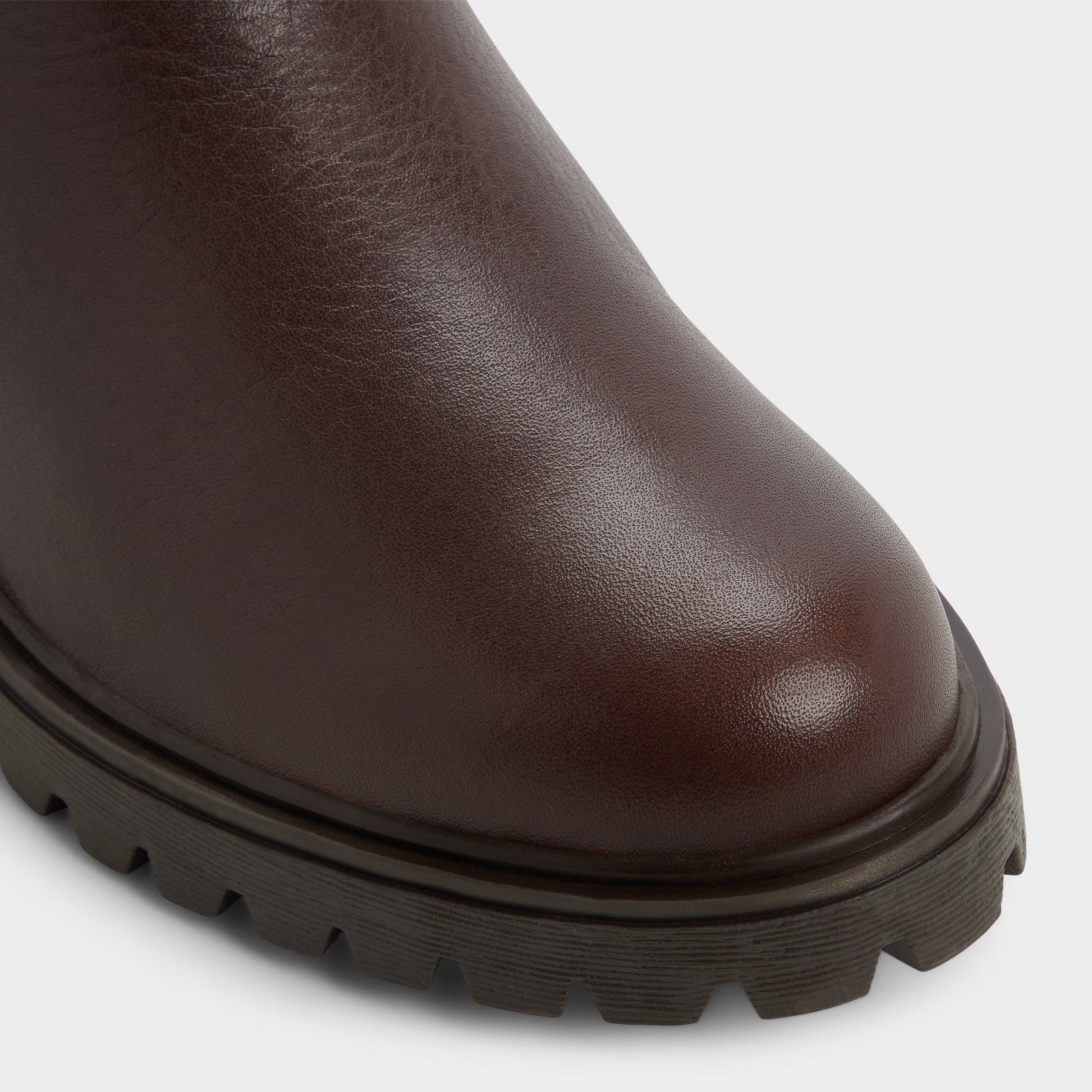 Close-up of the Medium brown Adalitlan Chelsea boot