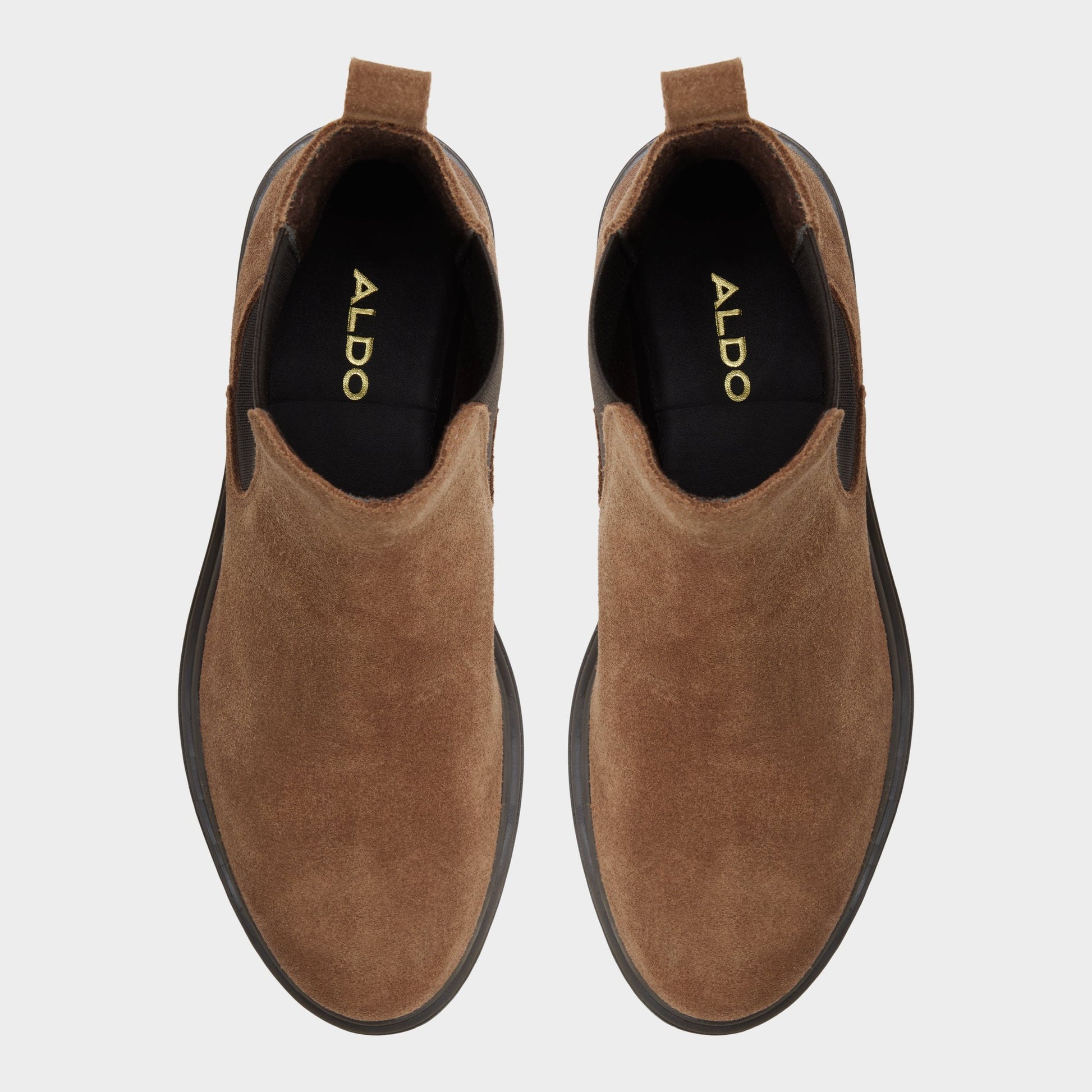 Top-down view of the Taupe Adalitlan Chelsea boot