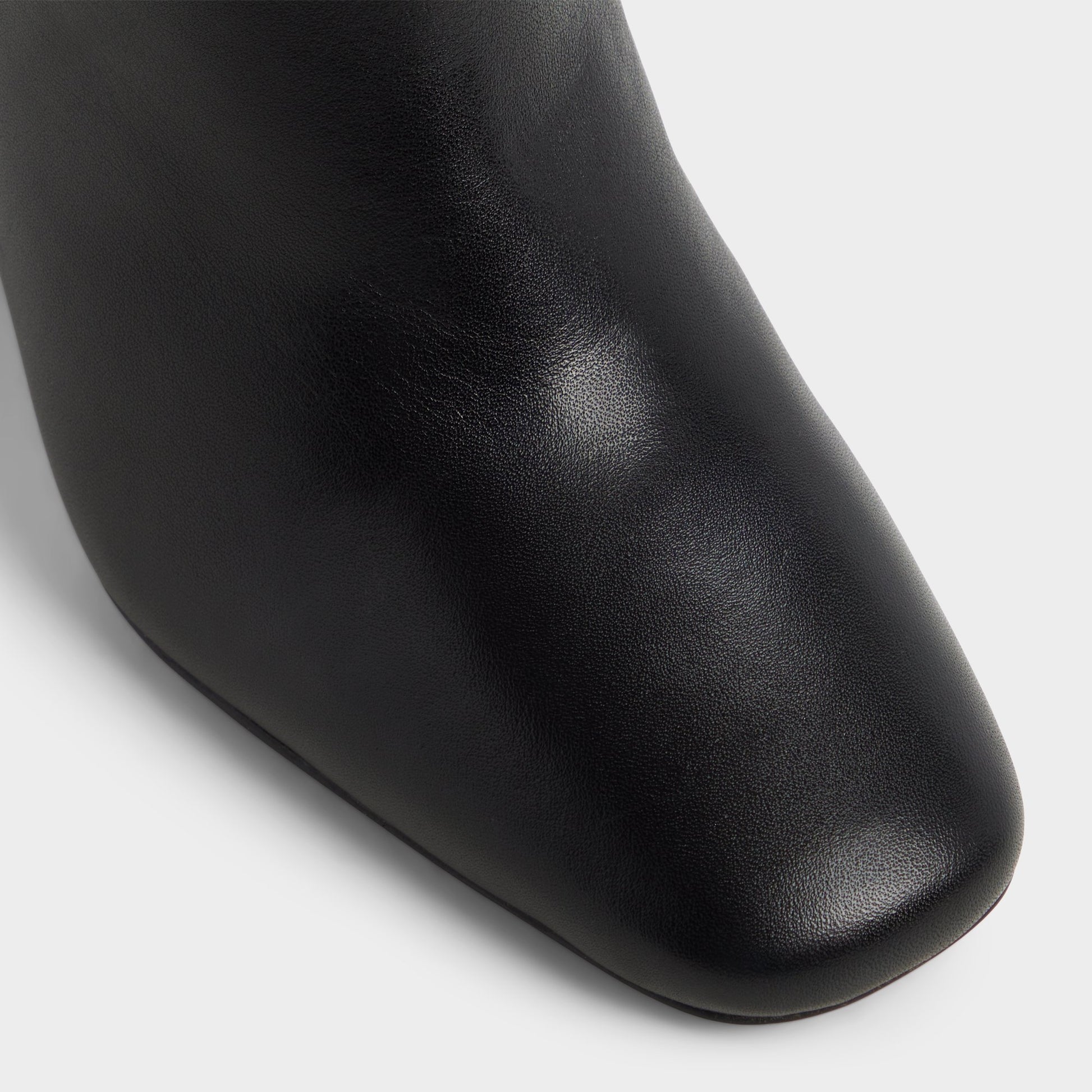 Close-up of the Black Helana Knee-high boot