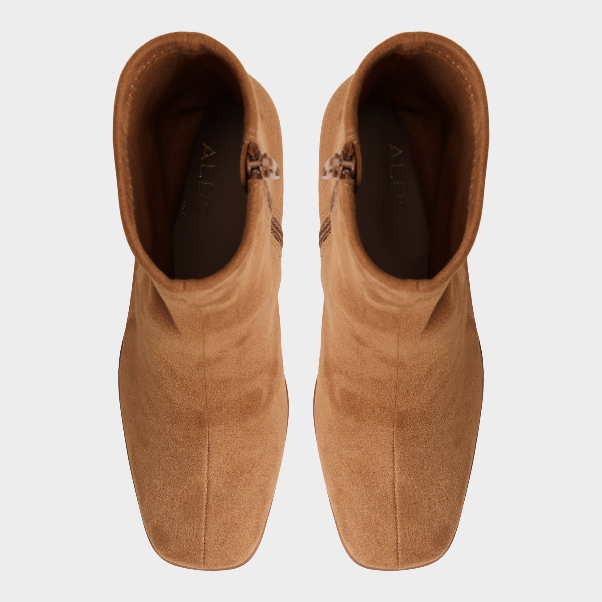 Top-down view of the Medium Brown Marlo Ankle boot