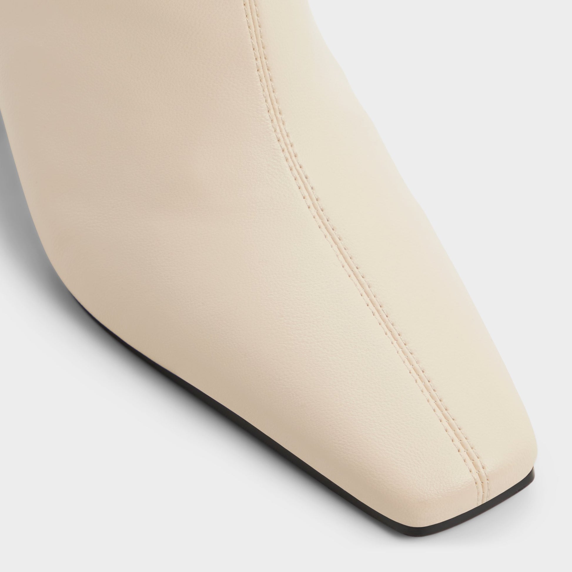 Close-up of the Cream Cybele Ankle boot