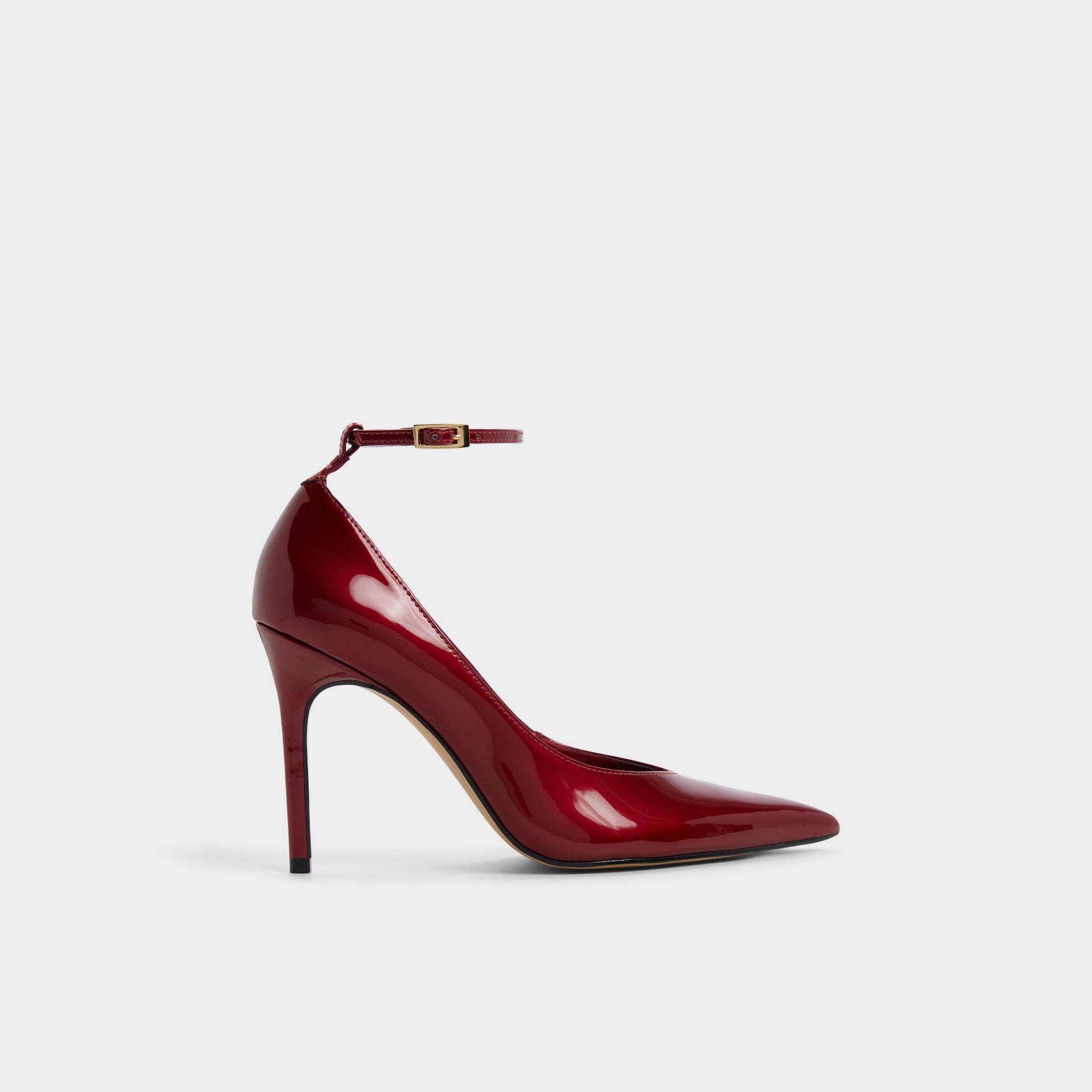 Main View of Dark Red Zaira Pump for Womens