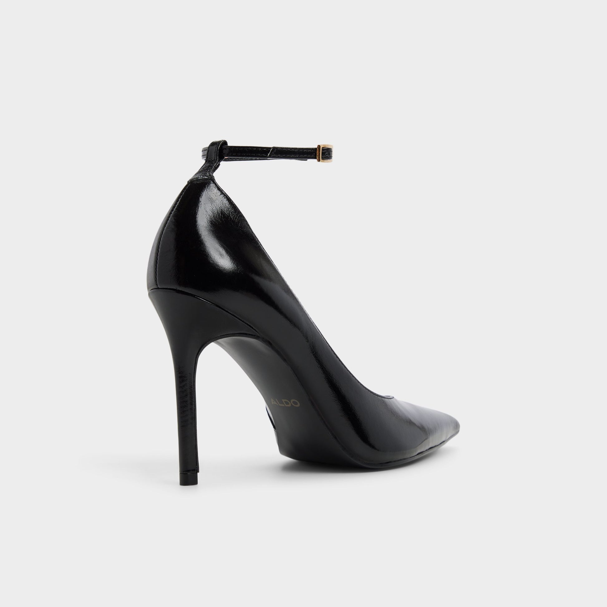 Three-quarter angle of Black Zaira Pump's back side