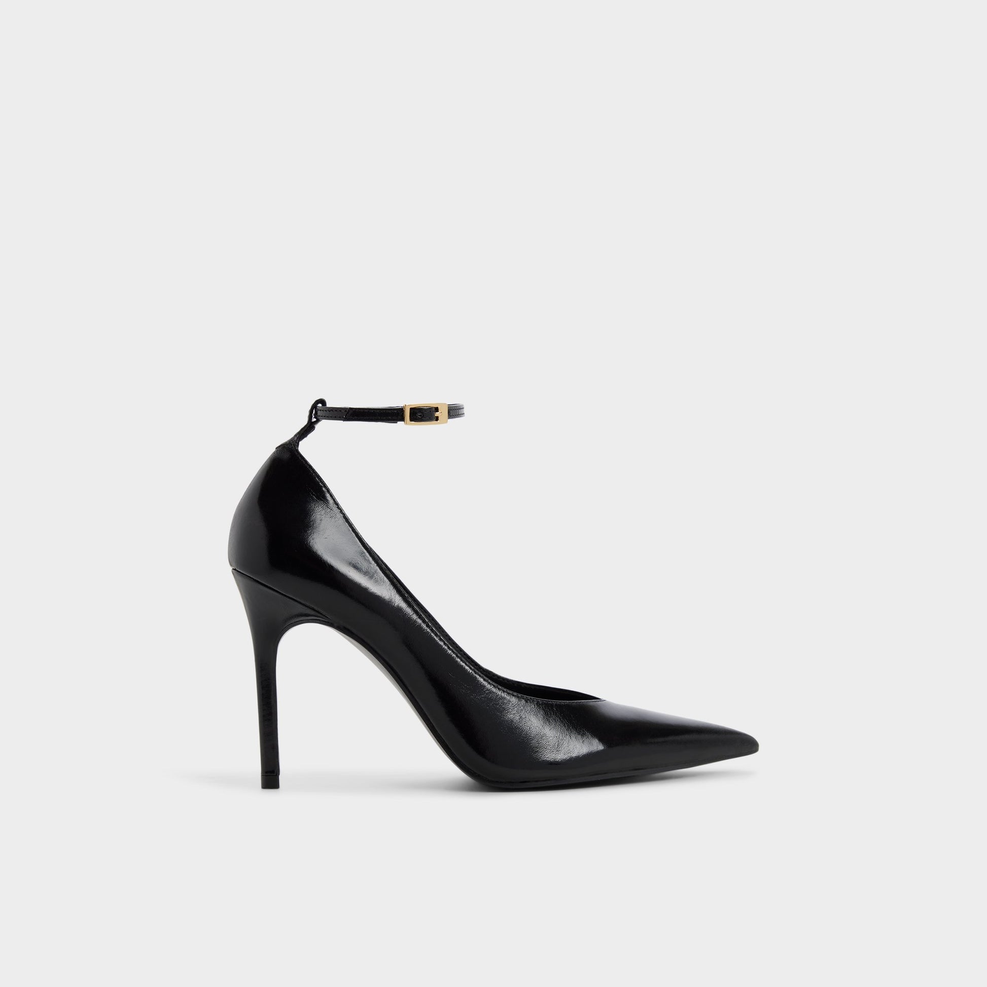 Main View of Black Zaira Pump for Womens