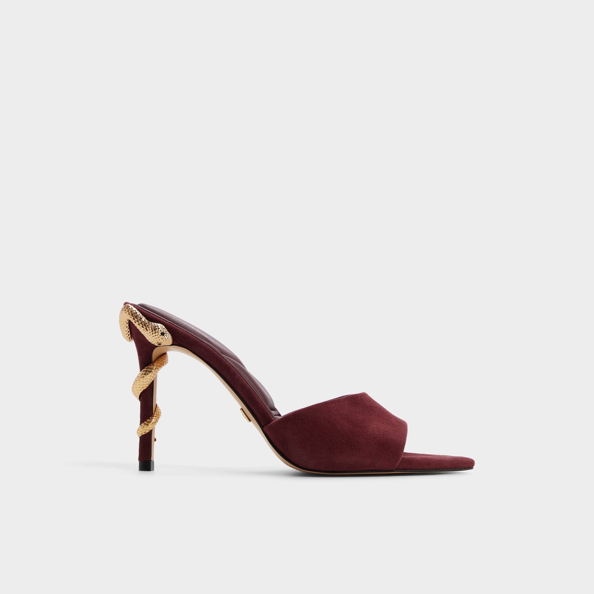 Main View of Bordo Seashella Heeled mule for Womens