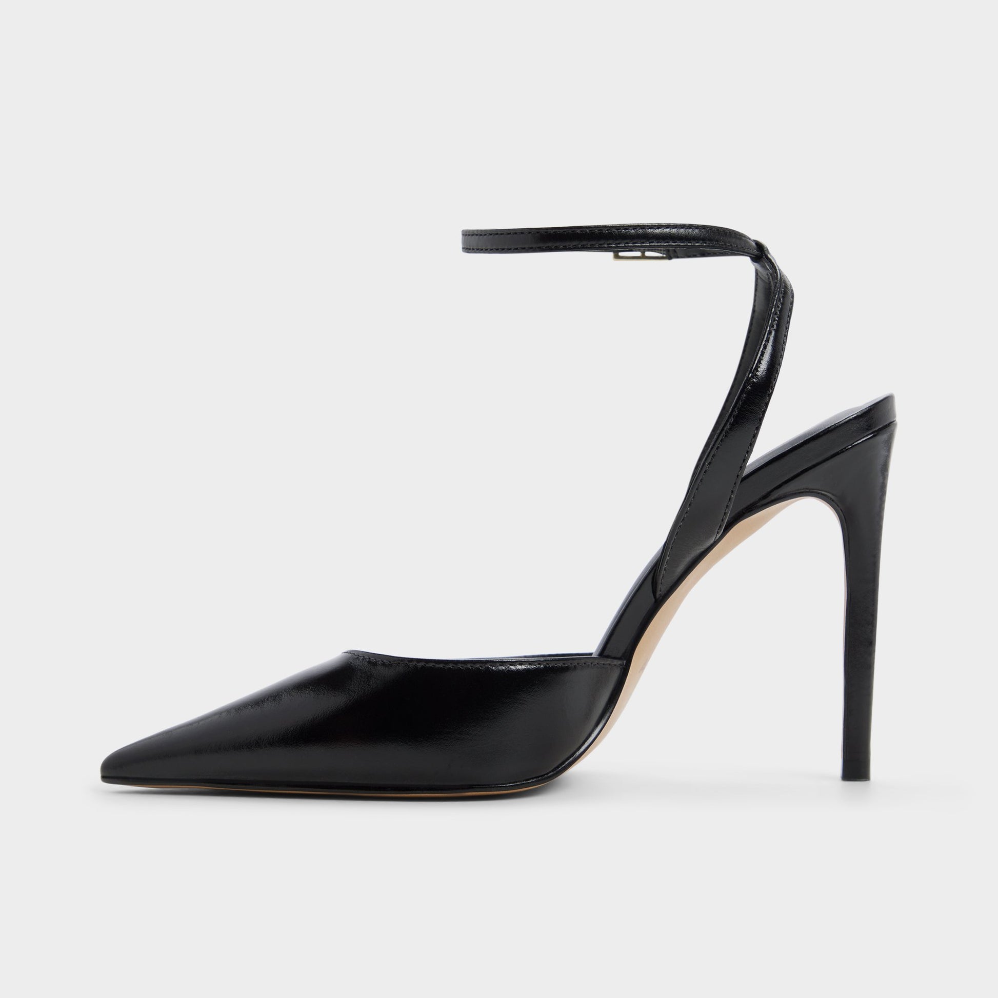Side view of Other Black Nikkolia High heeled shoe