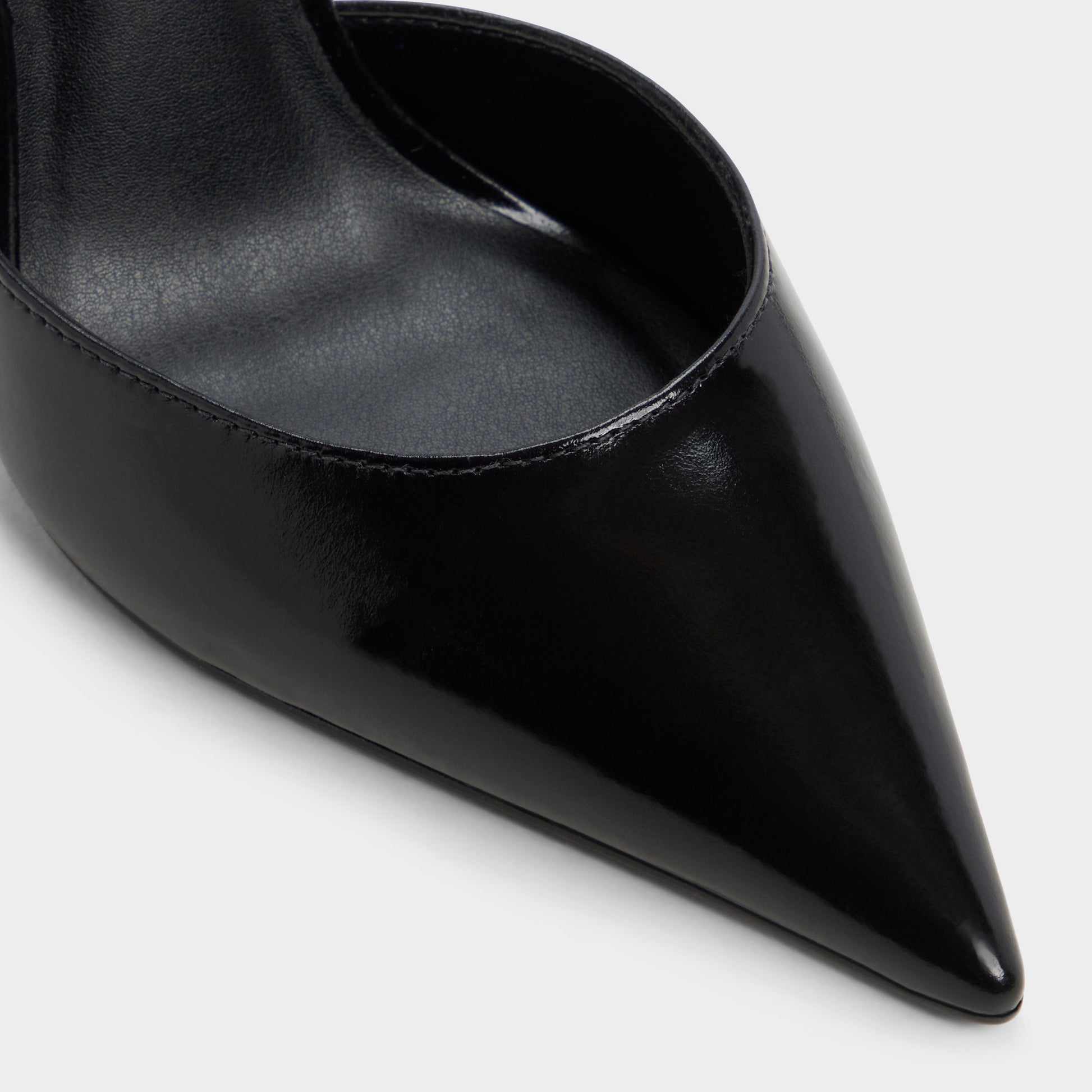 Close-up of the Other Black Nikkolia High heeled shoe