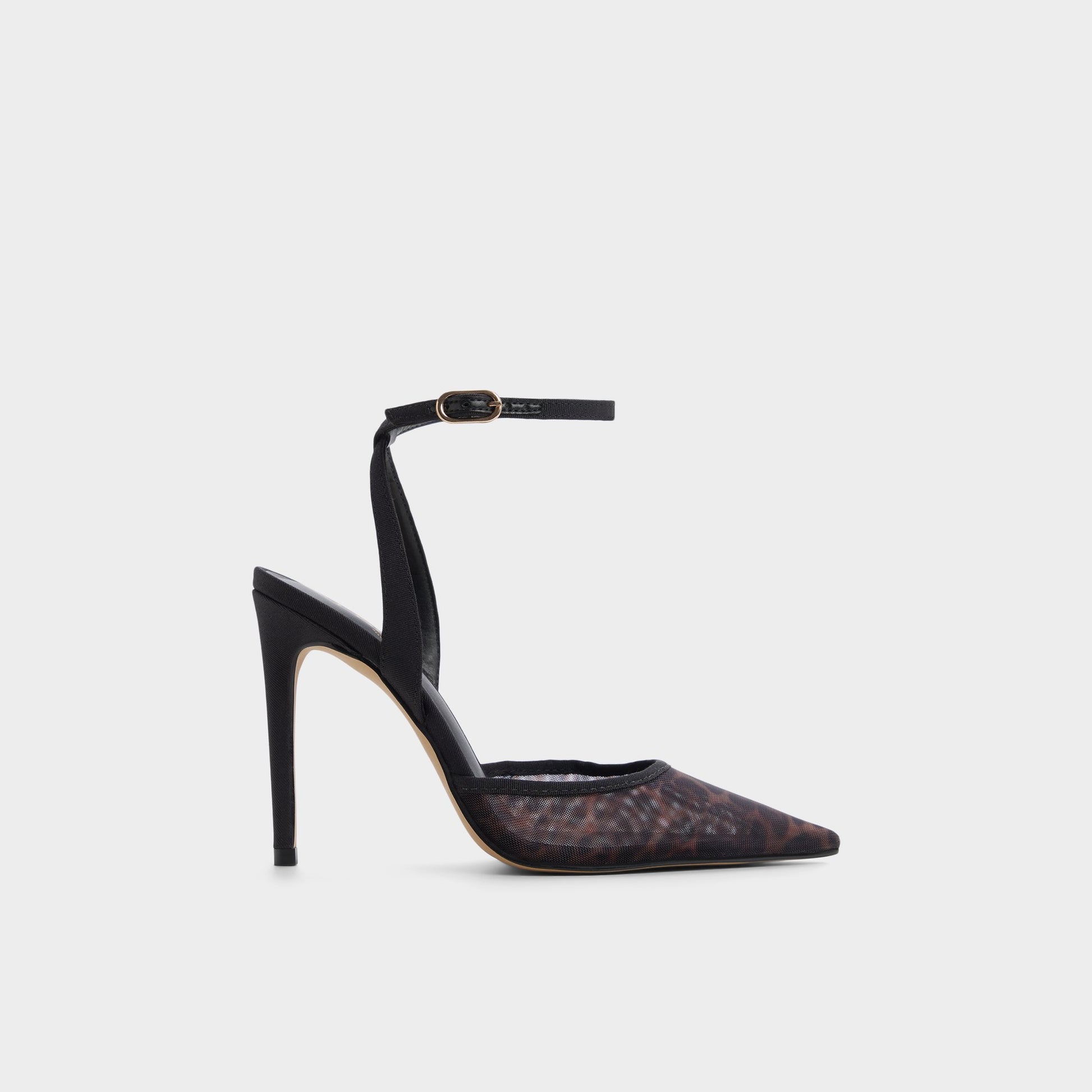 Main View of Brown Multi Nikkida Strappy heeled shoe for Womens