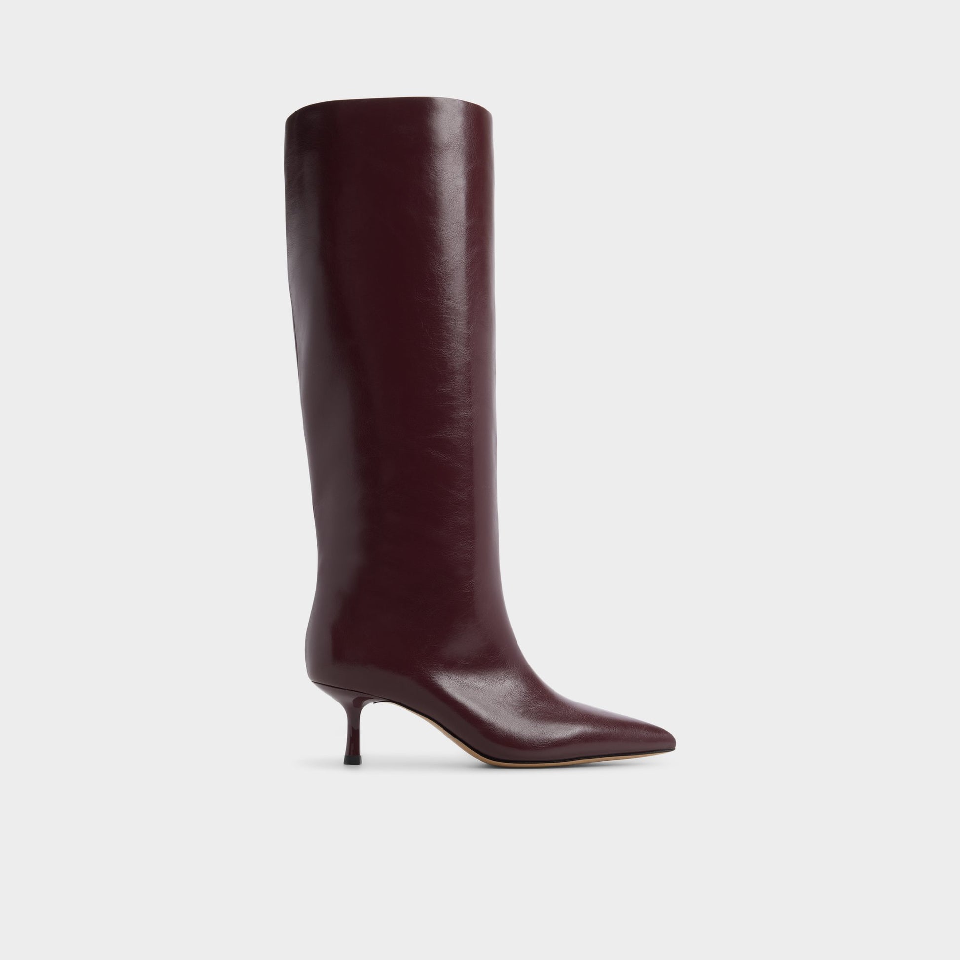 Main View of Burgundy Selora-wc Knee-high boot for Womens