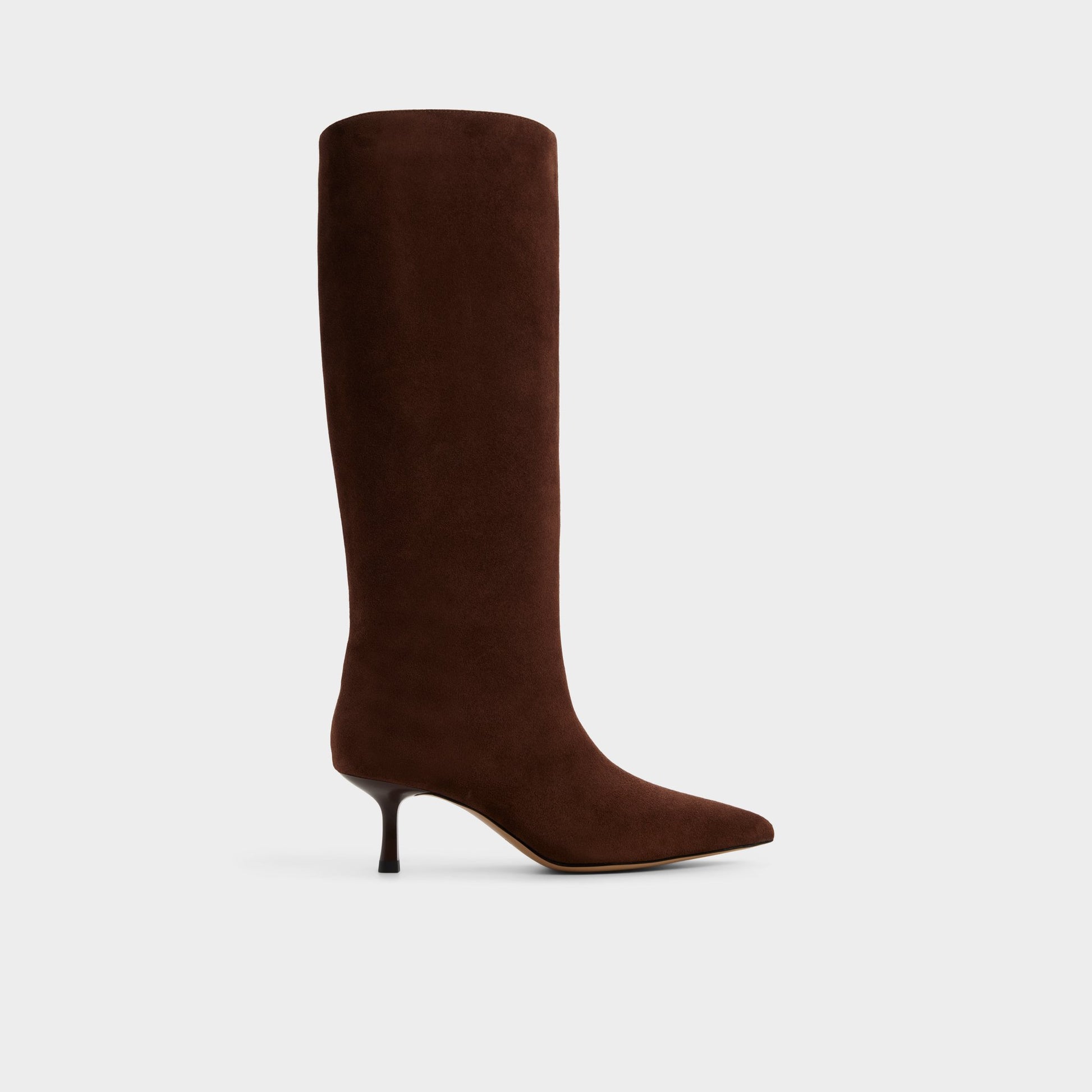 Main View of Dark Brown Selora-wc Knee-high boot for Womens