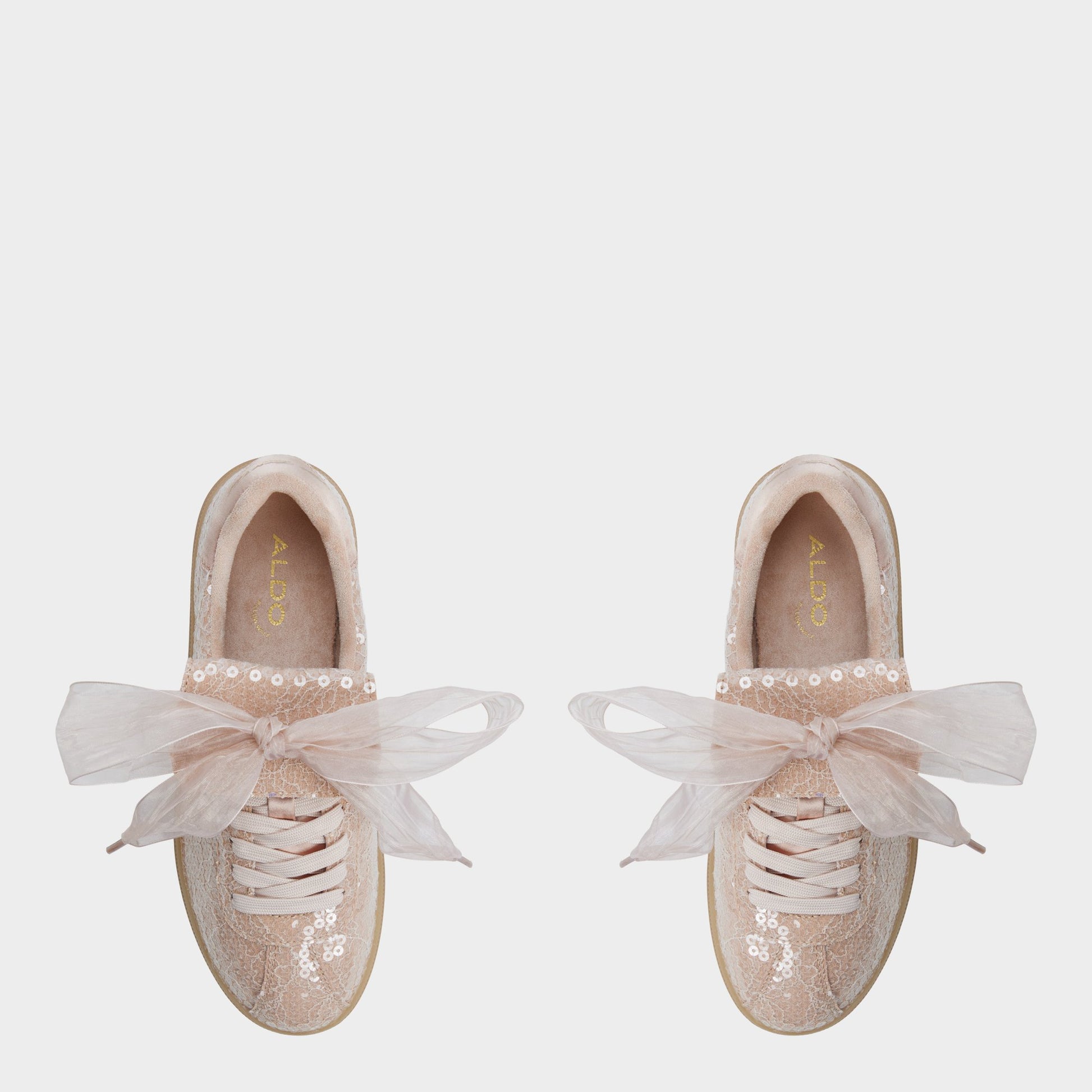 Top-down view of the Light Pink Itsneaker Sneaker