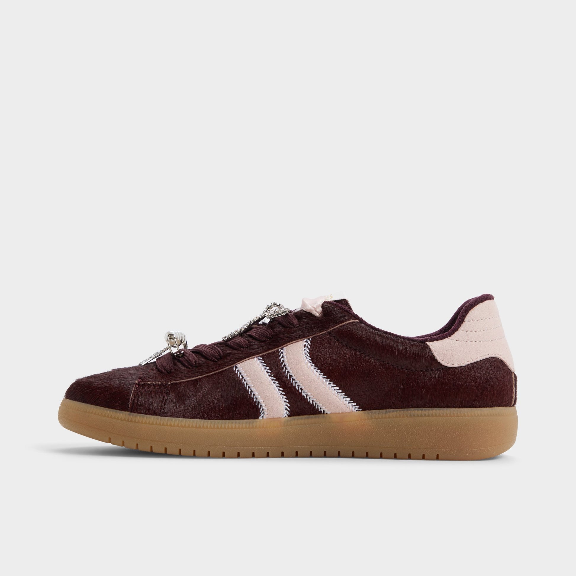 Side view of Open Red Chicsneaker2 Low top sneaker