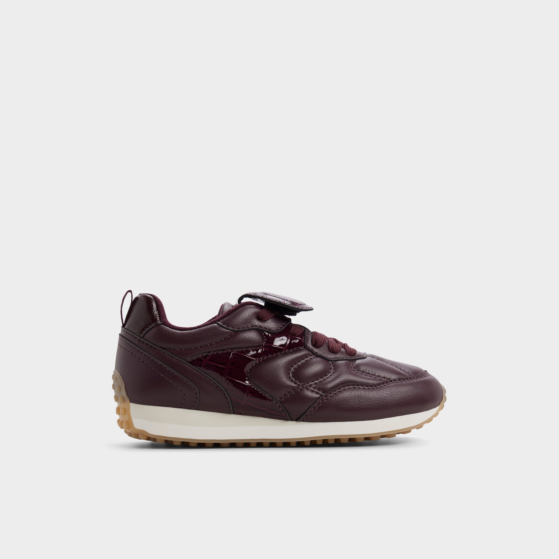 Main View of Bordo Siyara Jogger sneaker for Womens