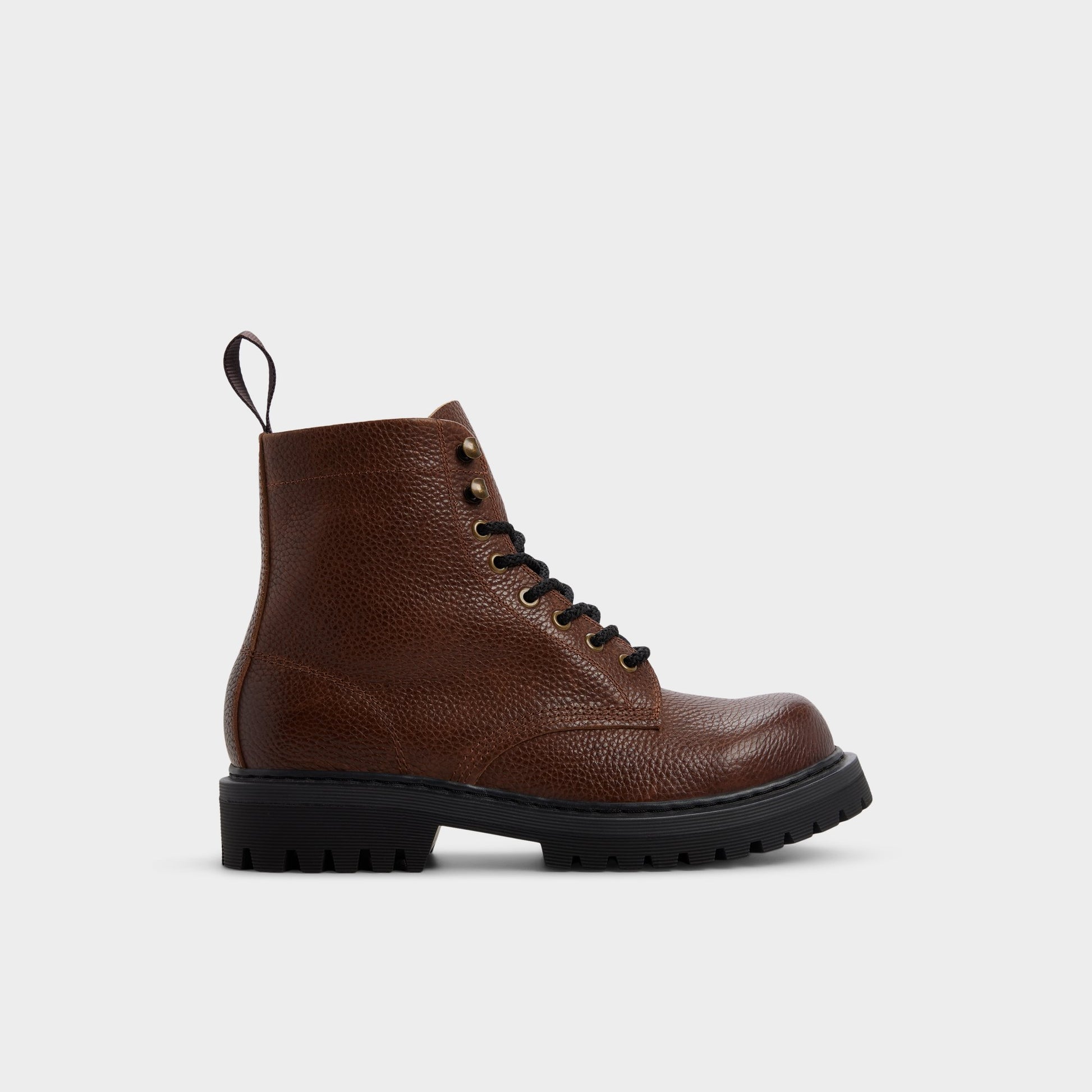 Vue principale de Marron Foncé Doublezero Botte lacée pour Hommes