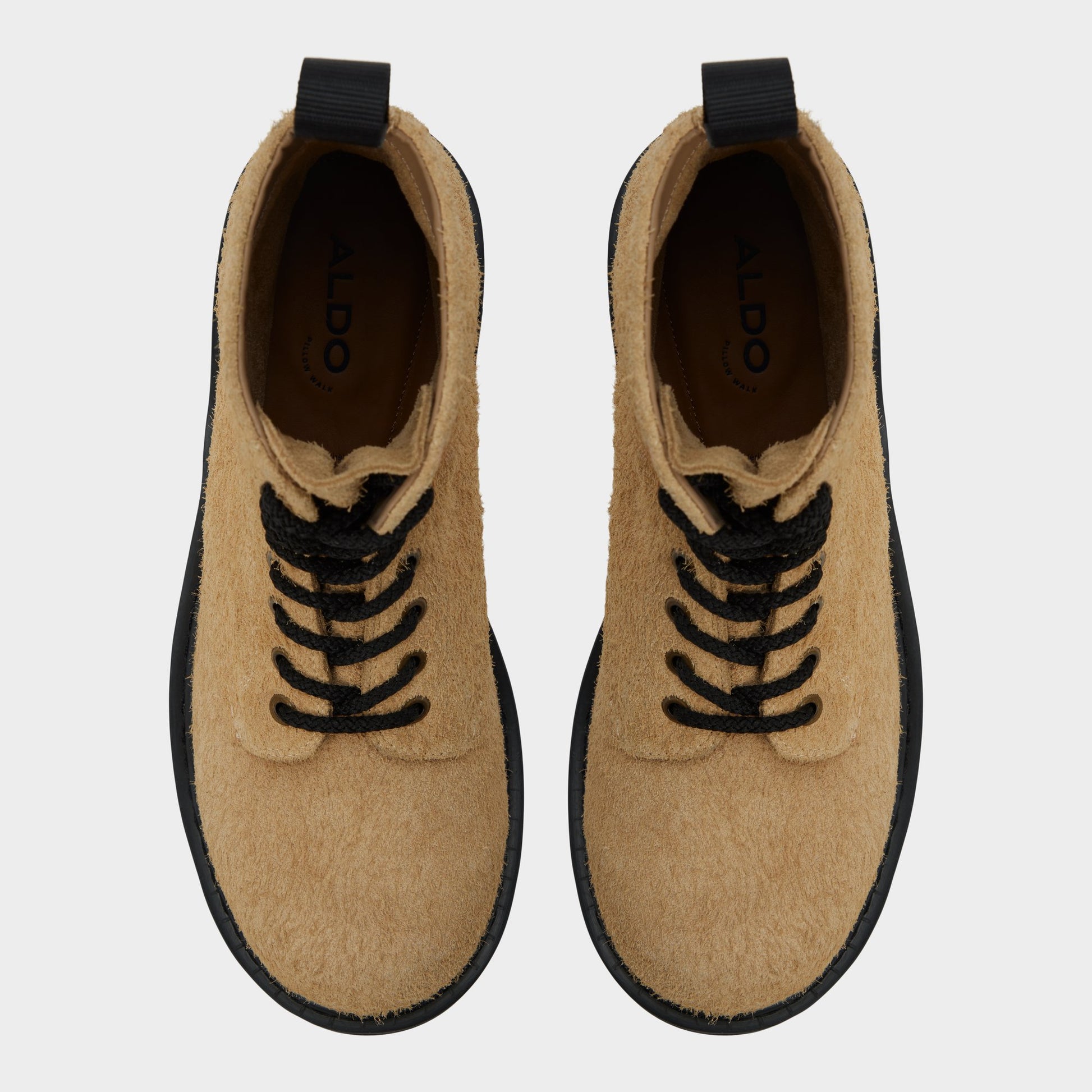 Top-down view of the Sand Doublezero Combat boot