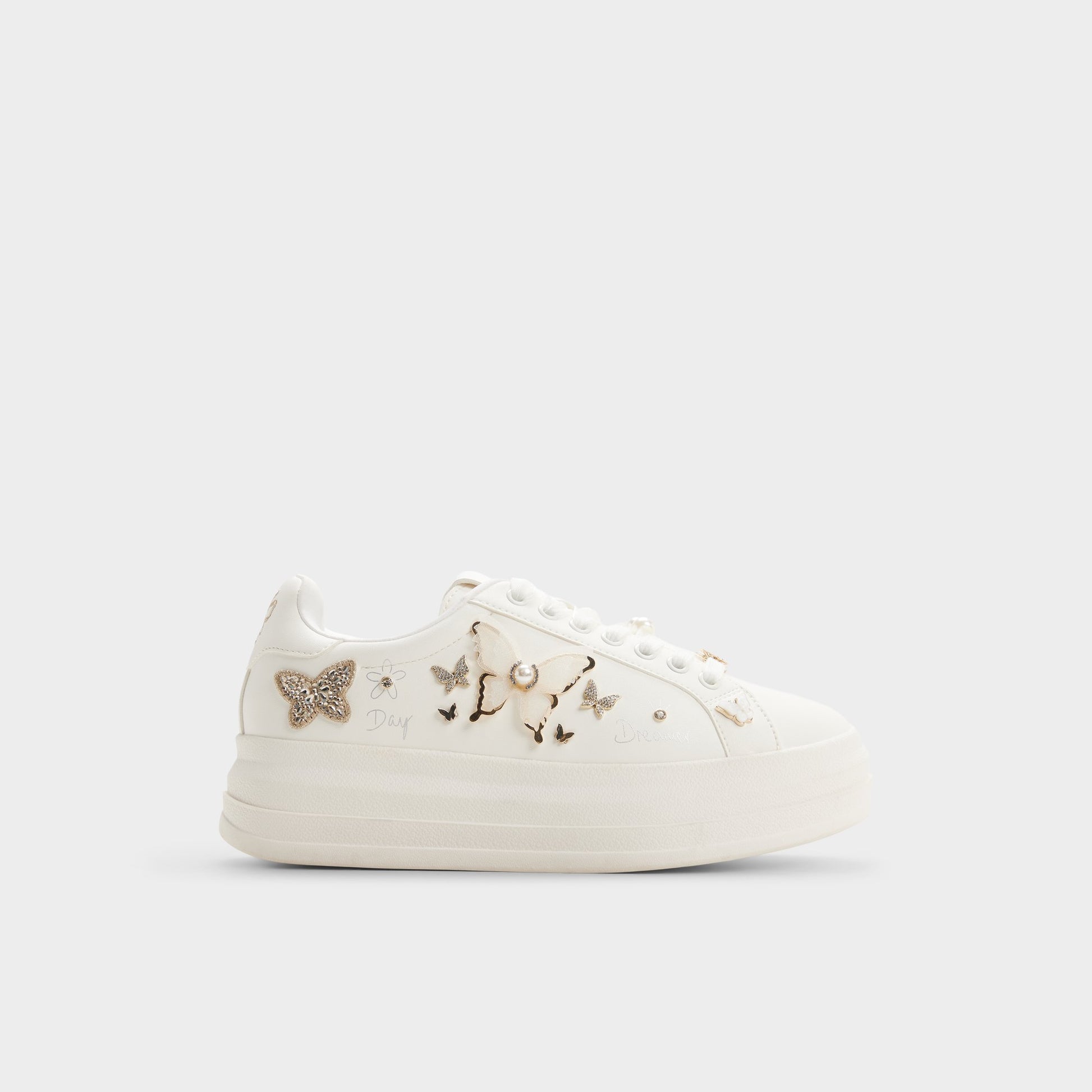 Main View of White Pearlwing2 Sneaker for Womens