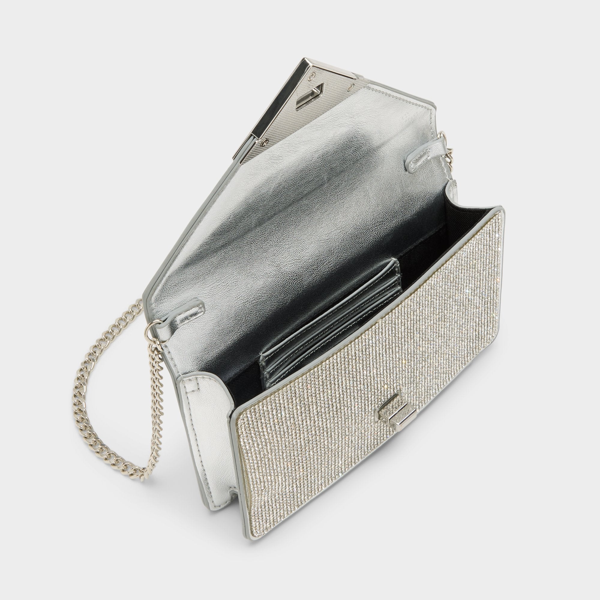 Wallet body bag／ミニポーチ付／silver Brimortonblngg in Silver
