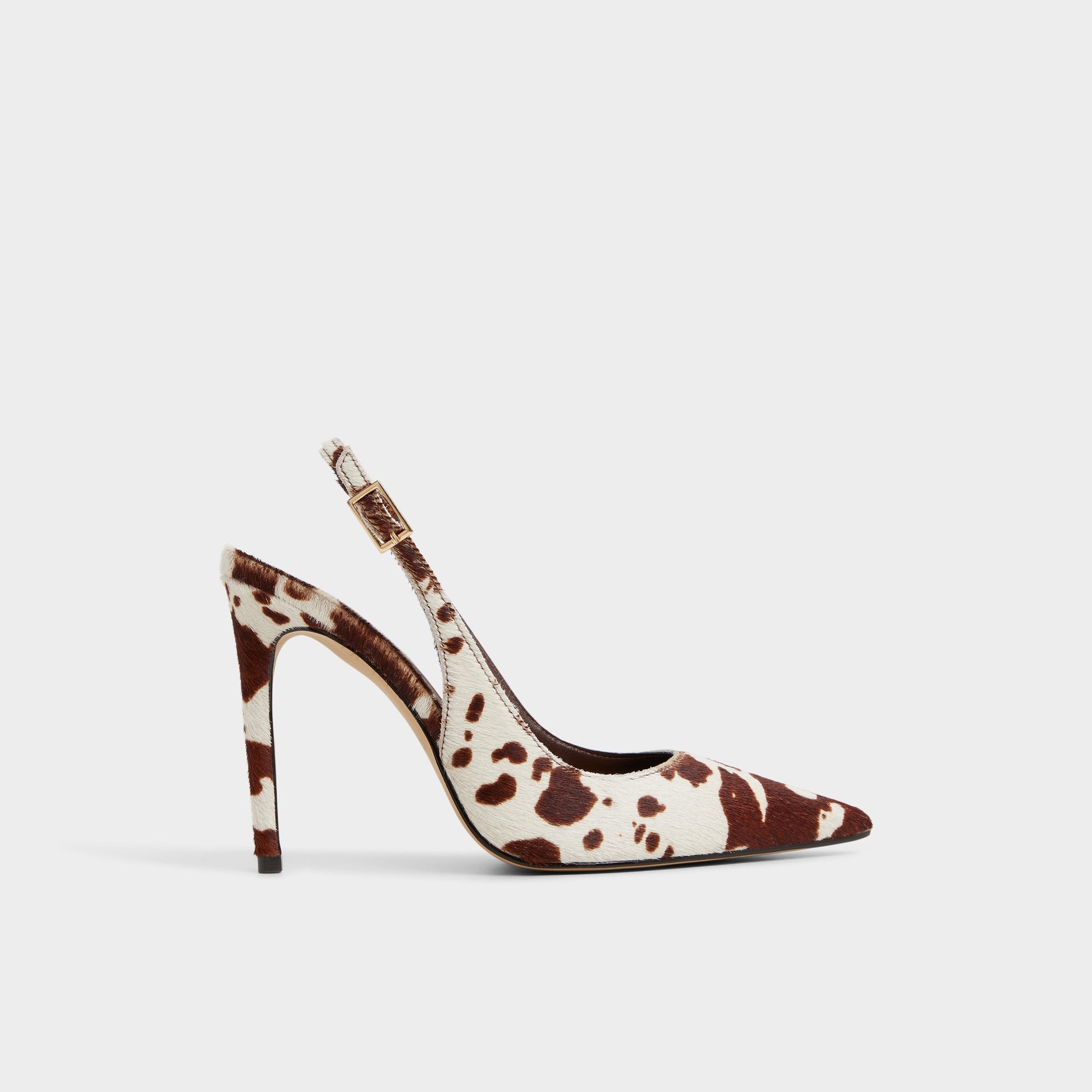 Main View of Open Brown Stessysling Slingback heel for Womens