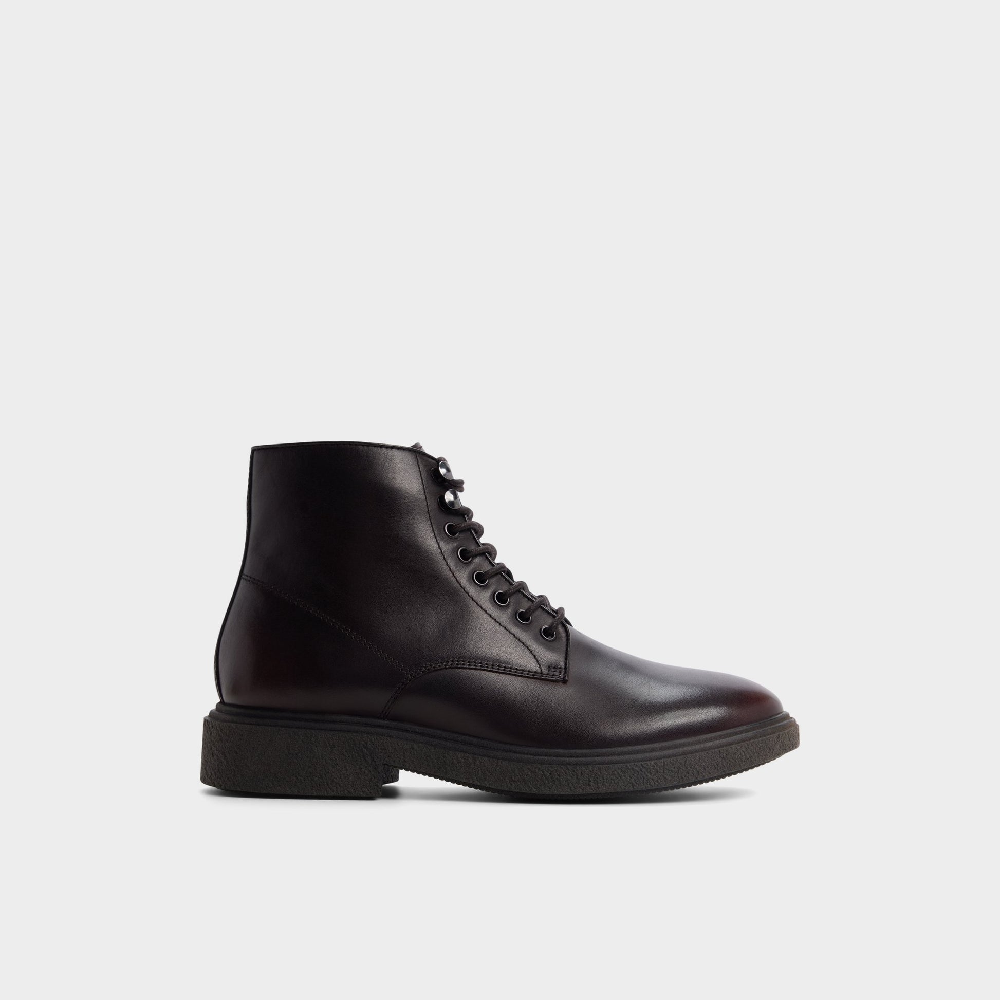 Vue principale de Marron Foncé Waltonn Botte lacée pour Hommes