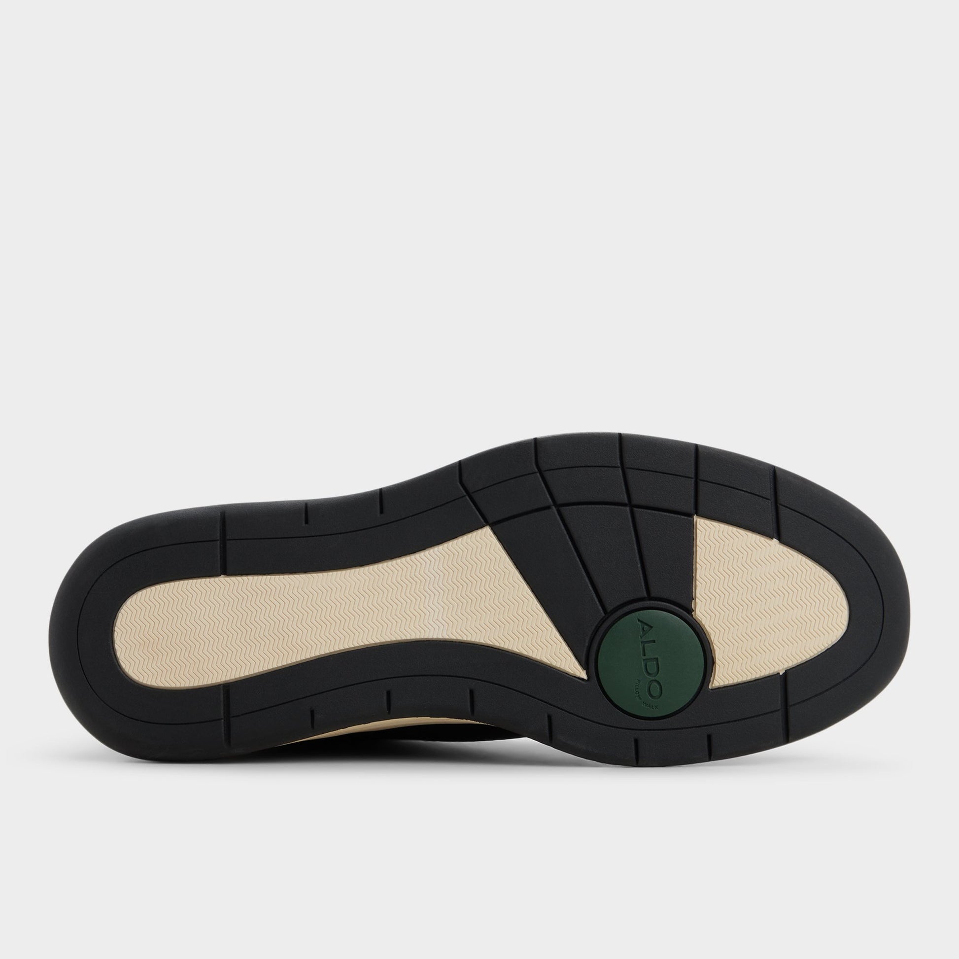 View of Black Kodeyy Lace-up boot's sole