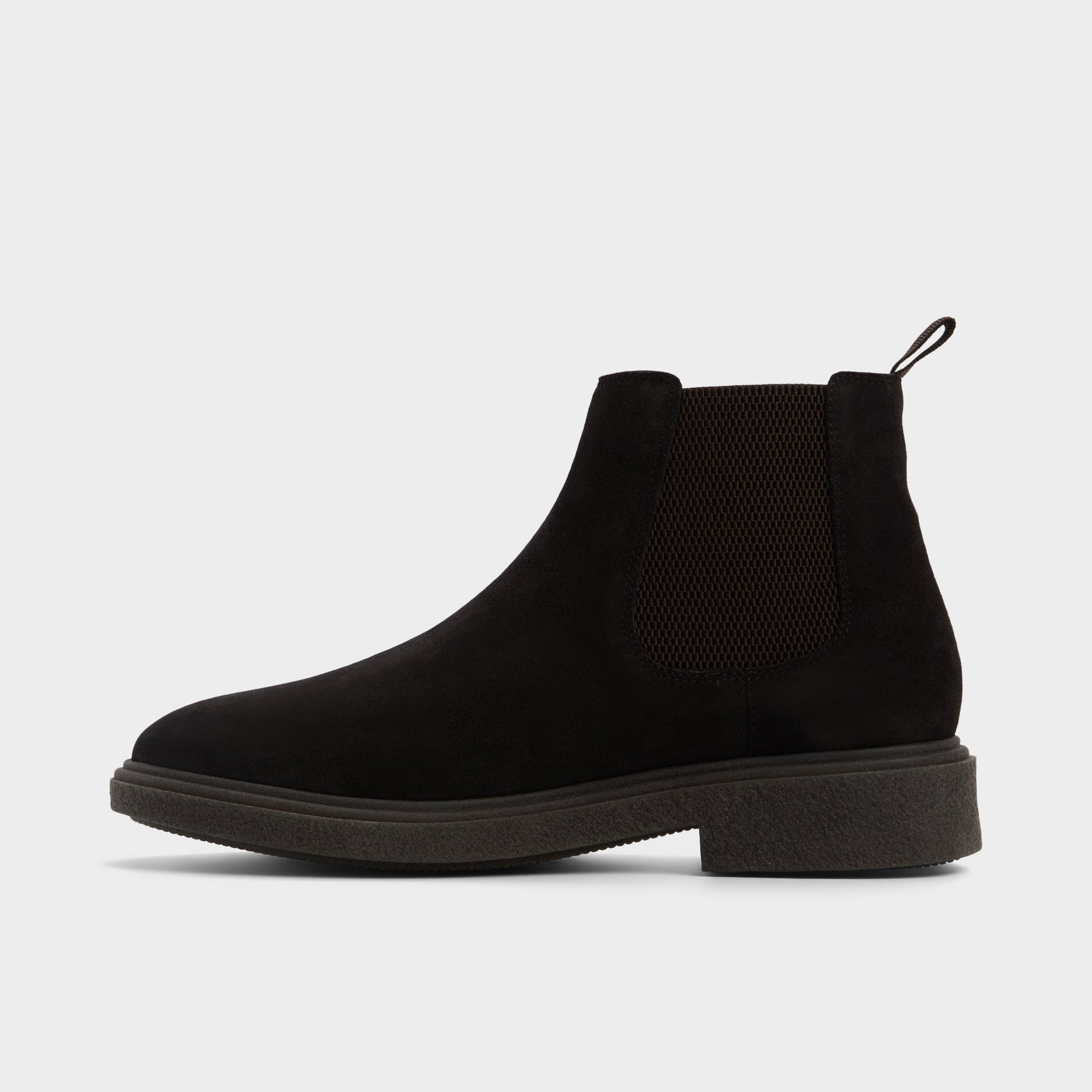 Side view of Dark Brown Zeddyy Chelsea boot