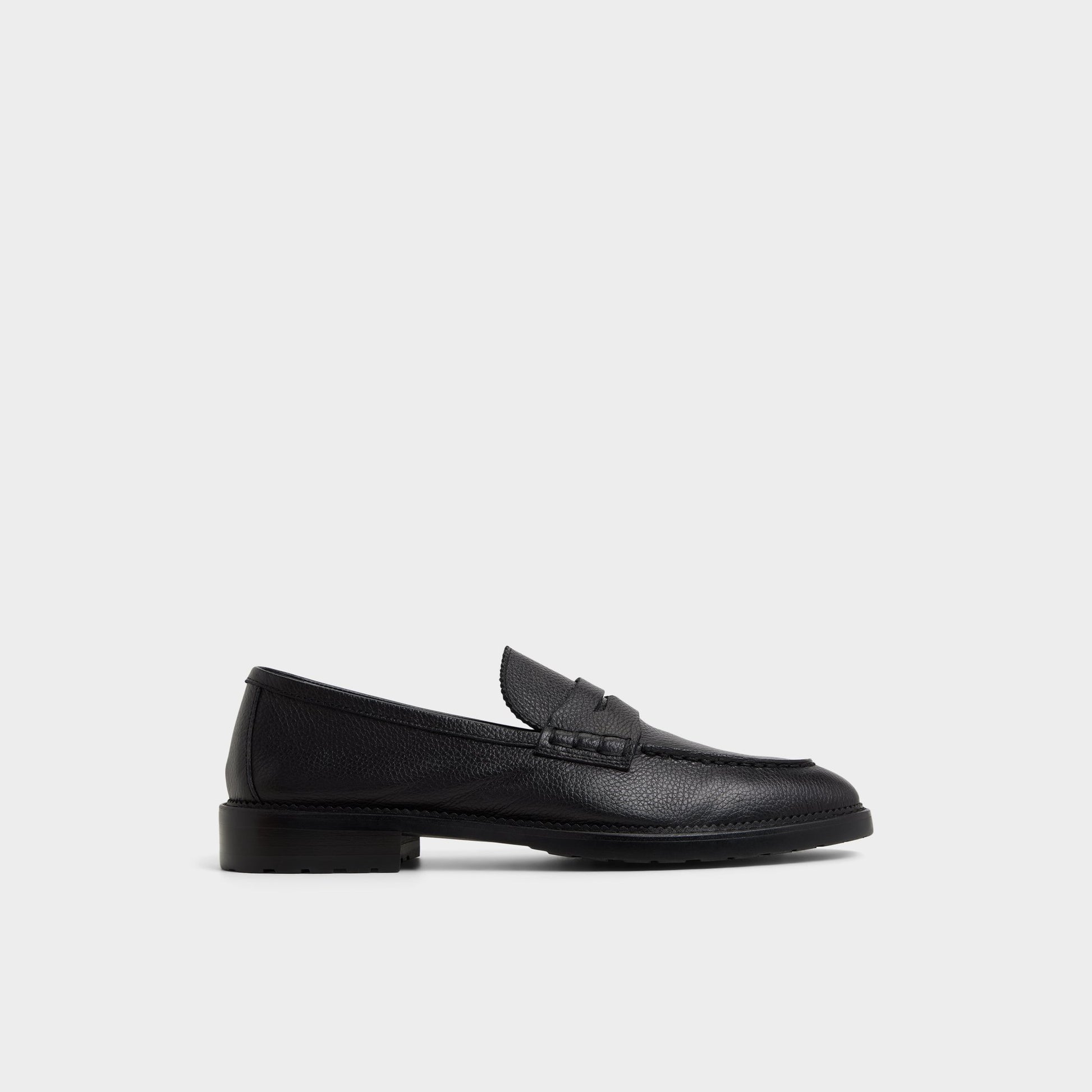 Main View of Open black Melvillee Loafer for Mens