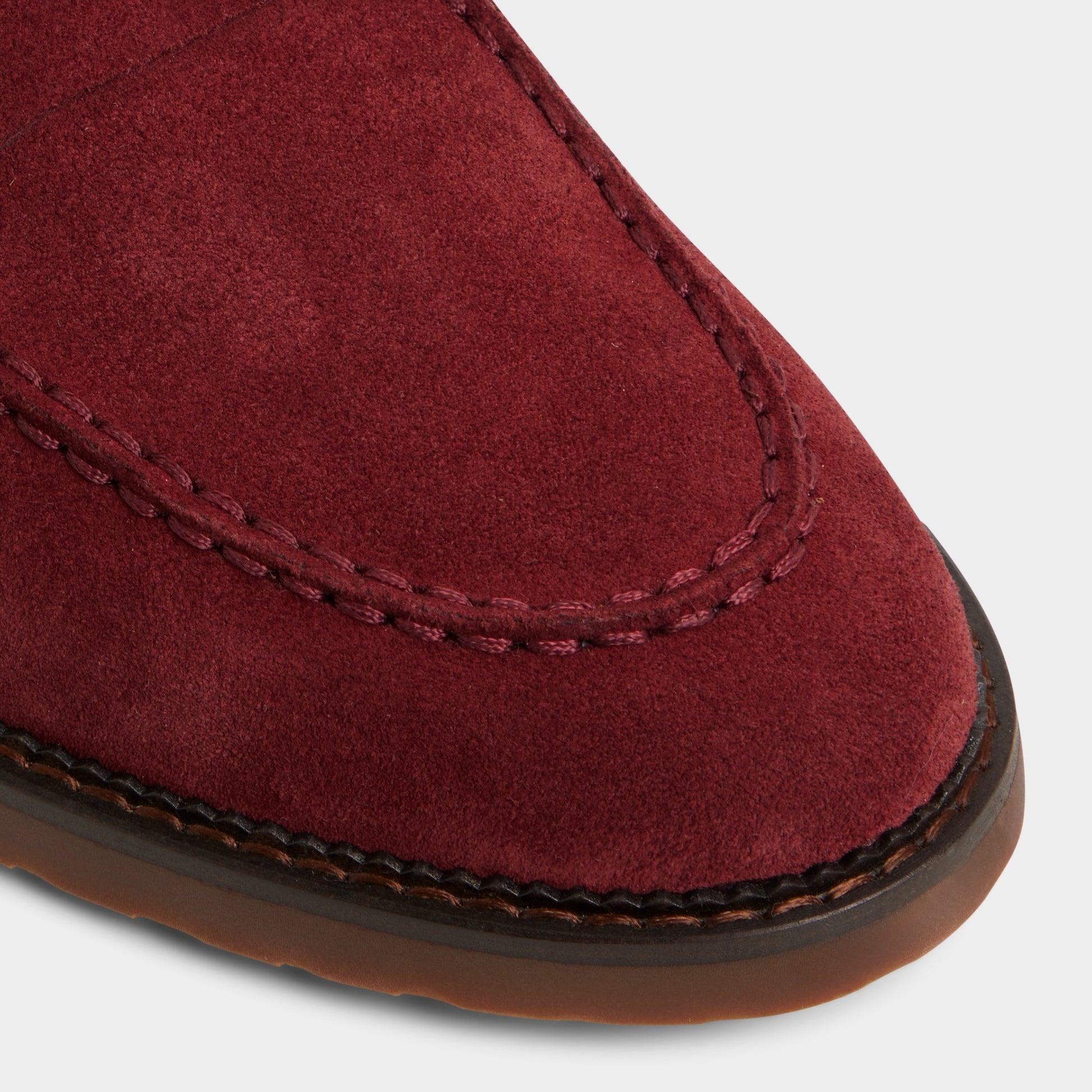 Close-up of the Medium red Melvillee Loafer