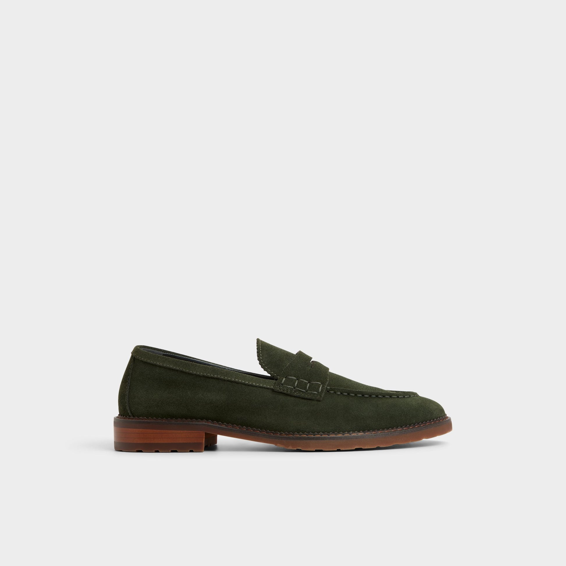 Main View of Pine green Melvillee Loafer for Mens