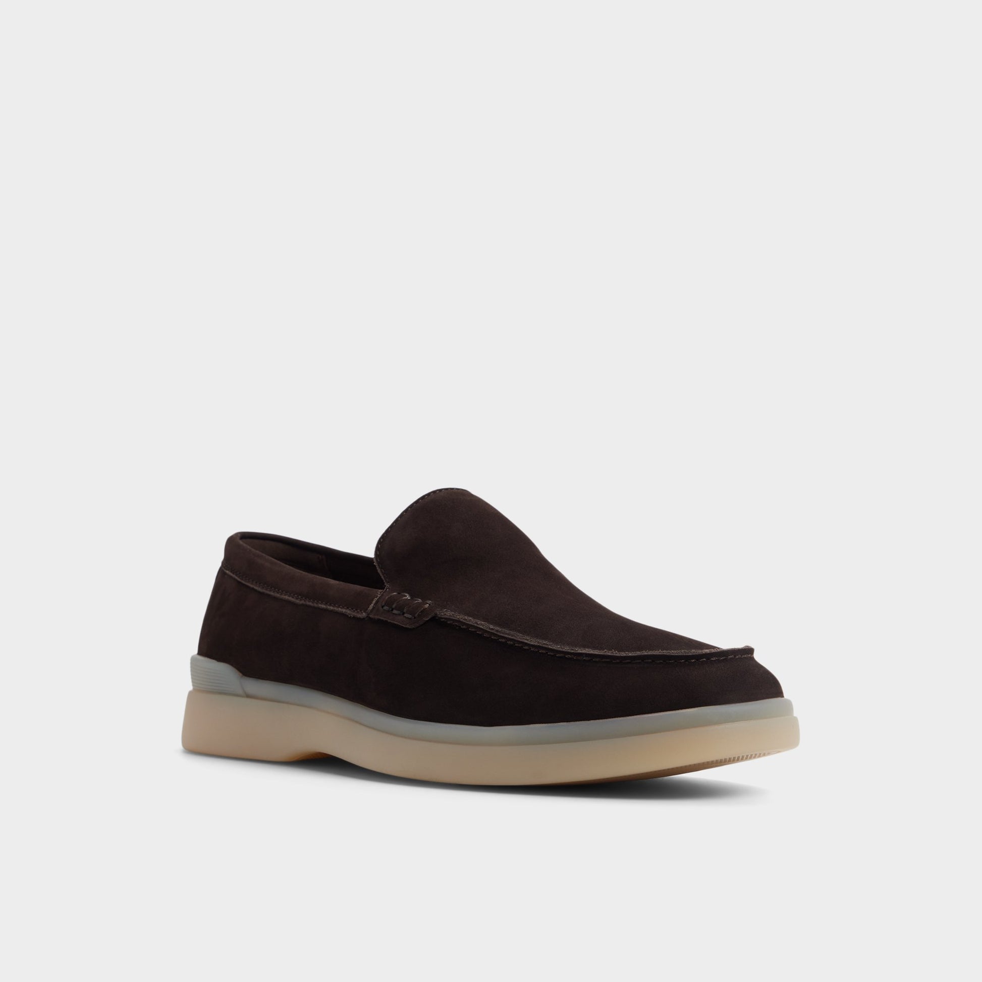 Three-quarter angle of Dark Brown Shaynn 's front side