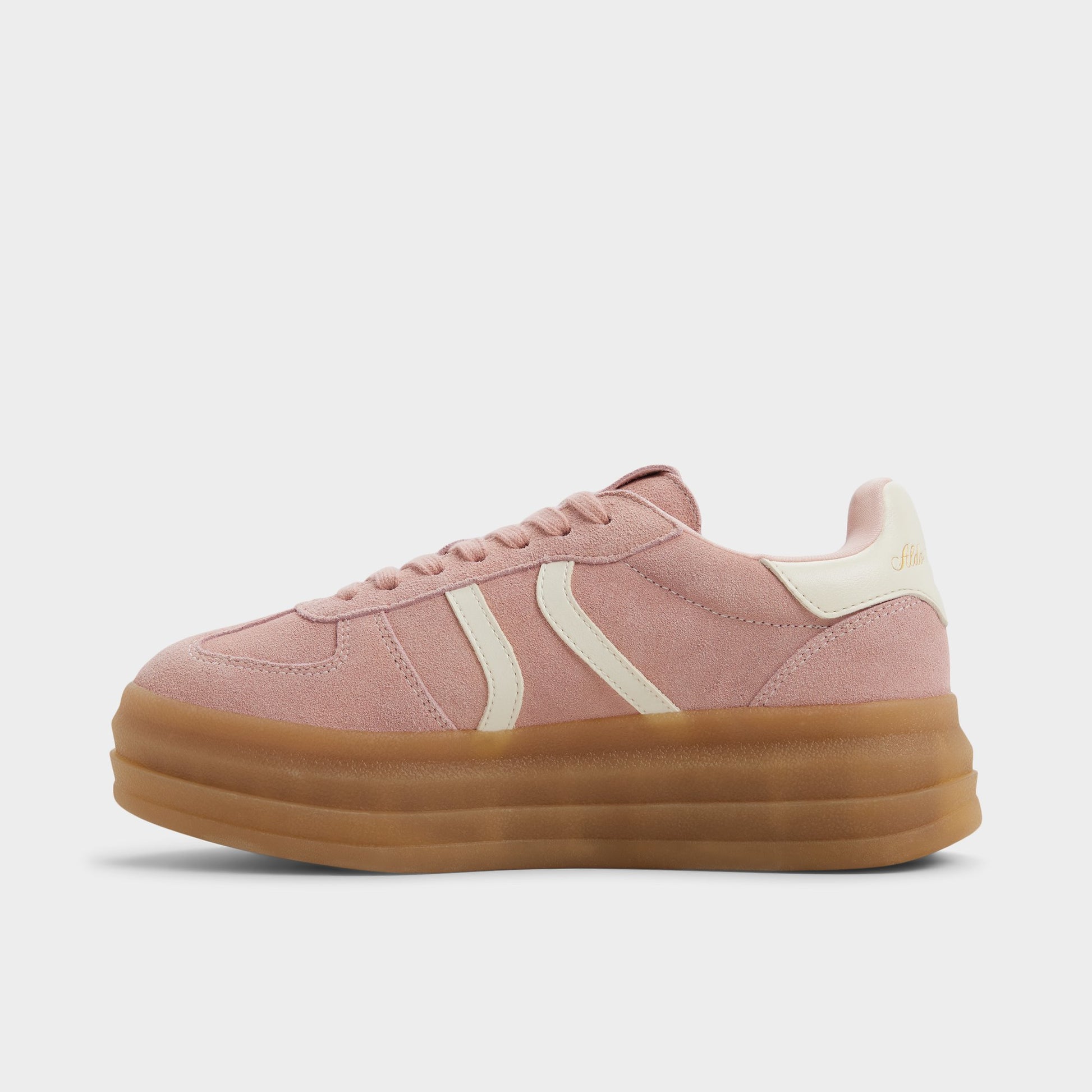 Side view of Light Pink Elabrintar Sneaker