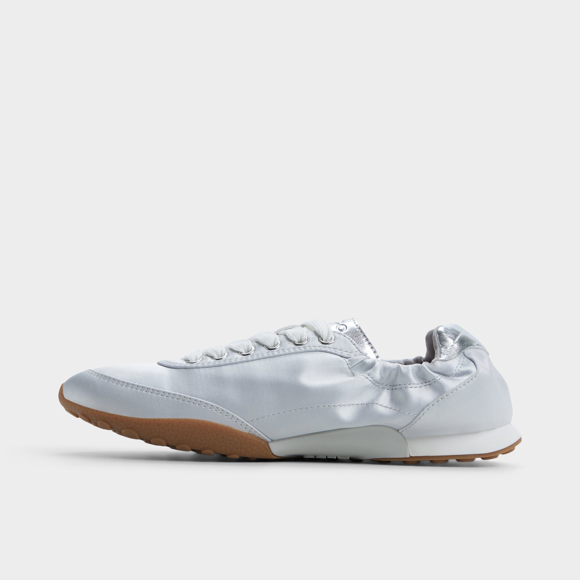 Side view of Silver Balletsnkr Jogger sneaker