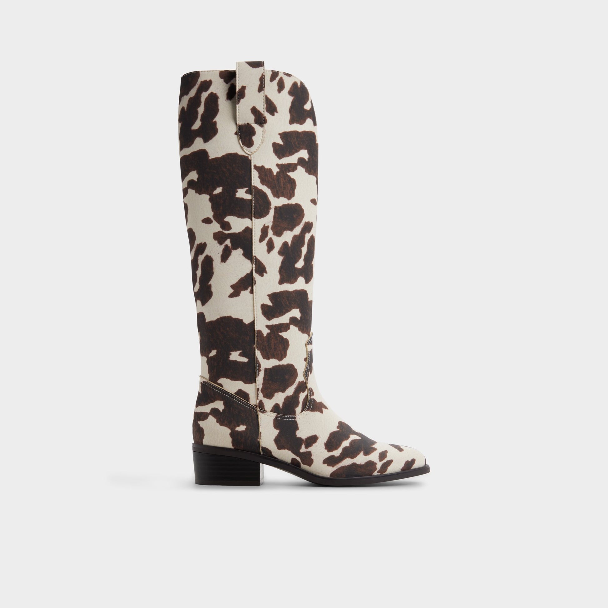 Vue principale de Marron Ouvert Kaydia Botte western pour Femmes