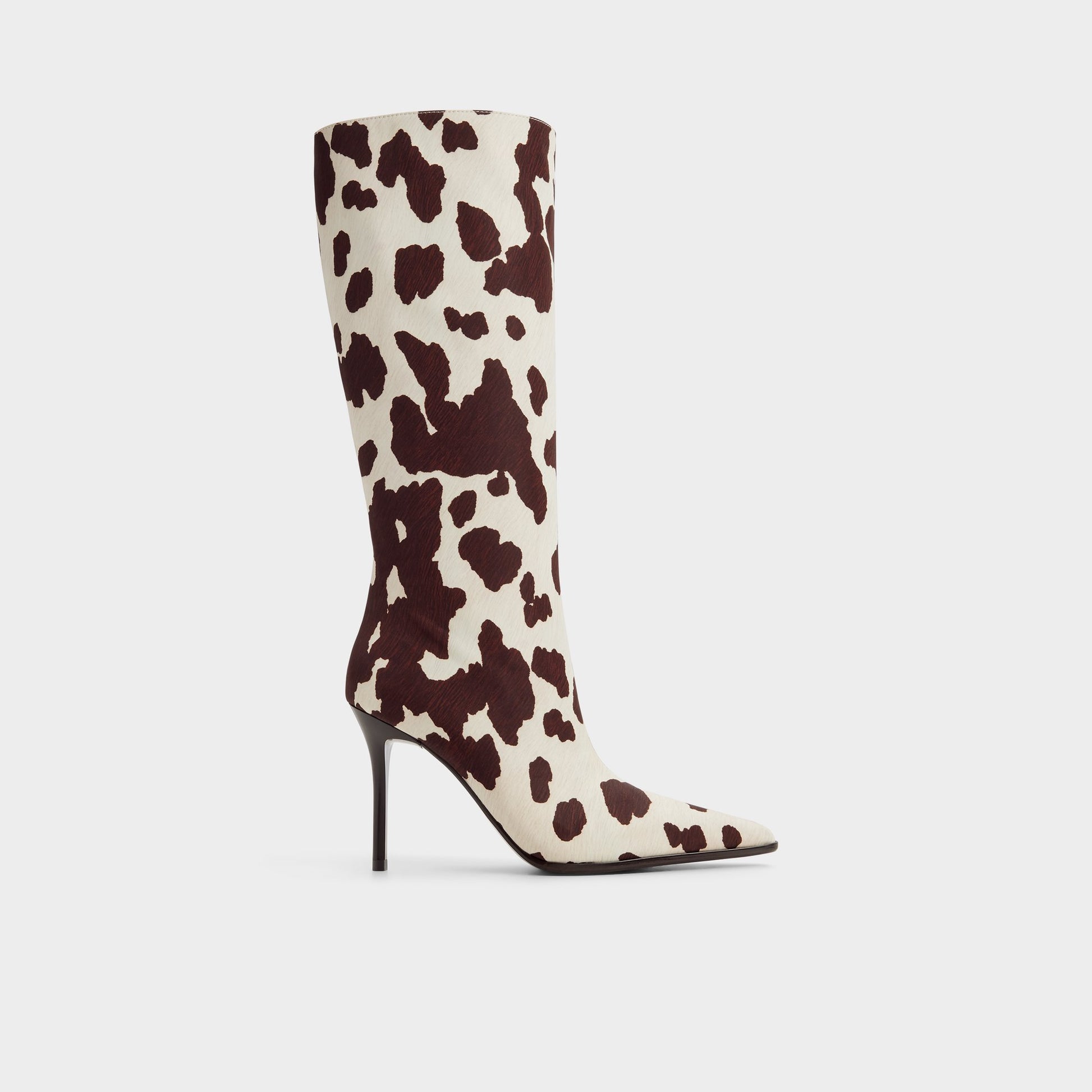 Main View of Open brown Re-emma Knee-high boot for Womens