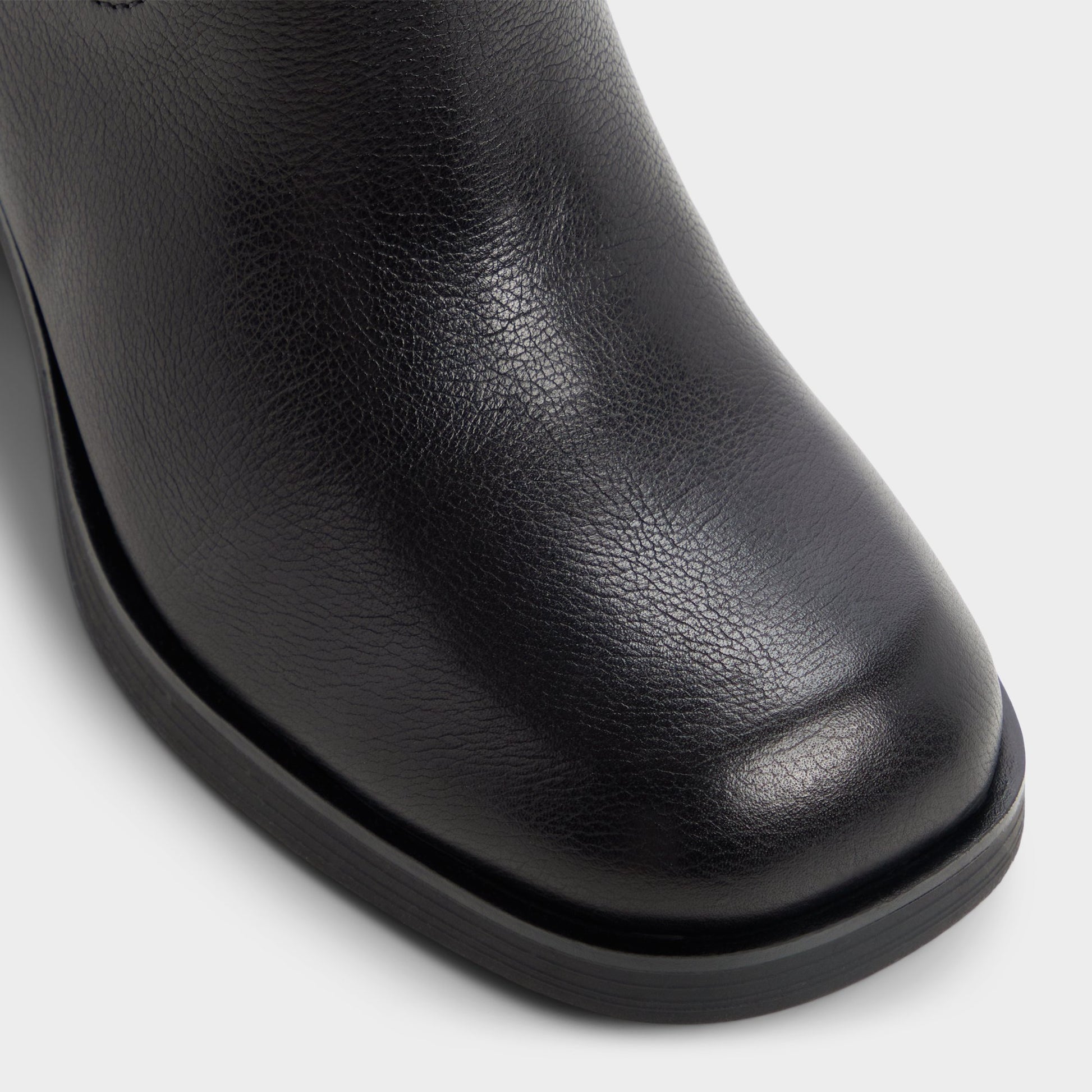 Close-up of the Black Juny Knee-high boot
