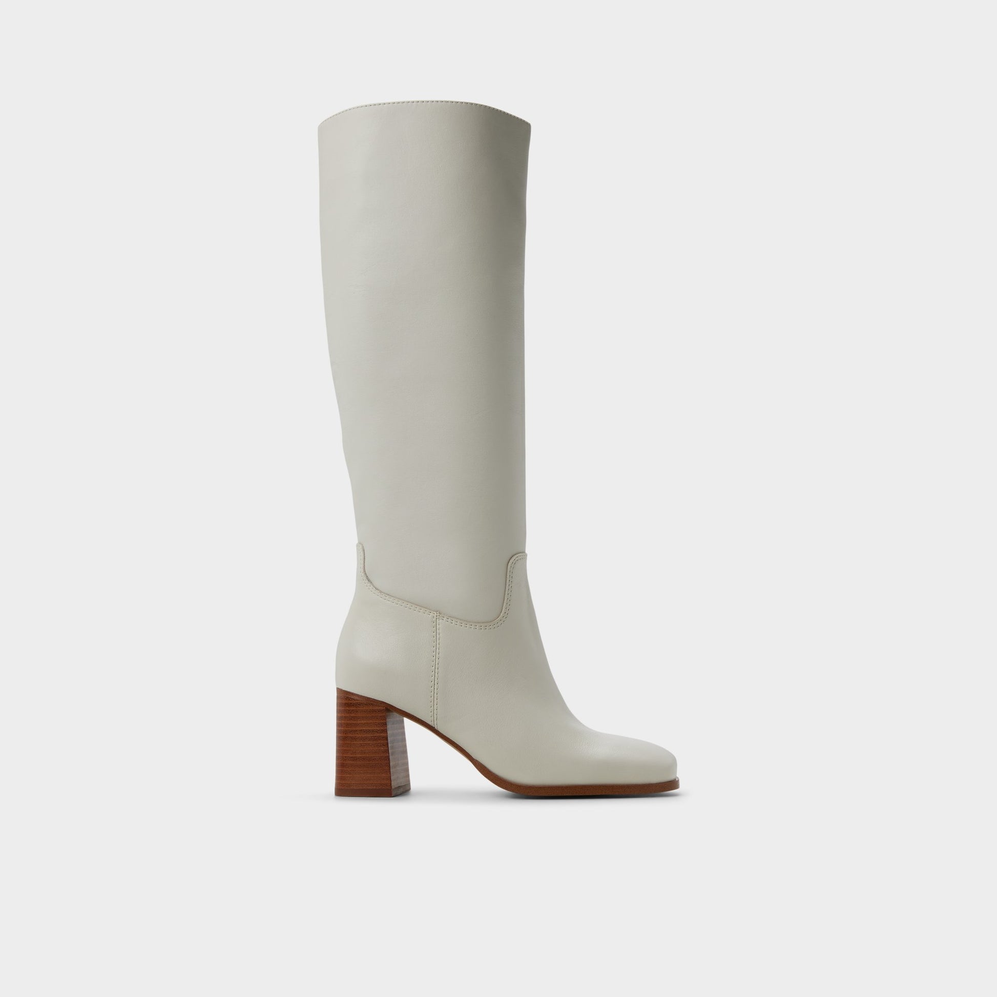 Main View of White/bone Elyze Knee-high boot for Womens