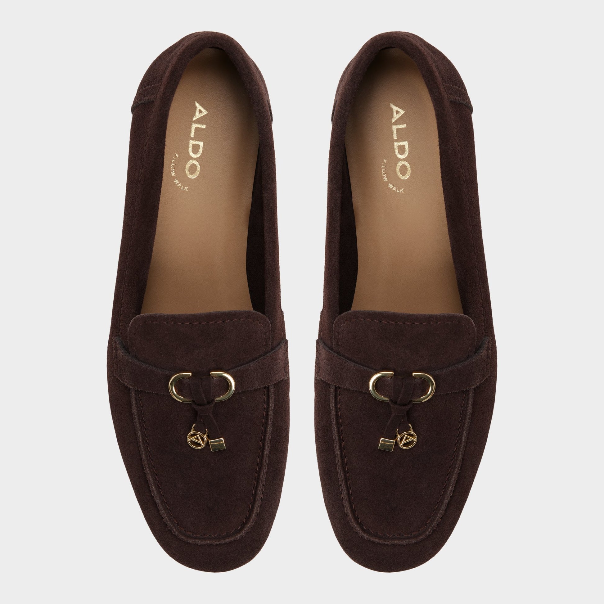 Top-down view of the Dark Brown Ybilide Loafer