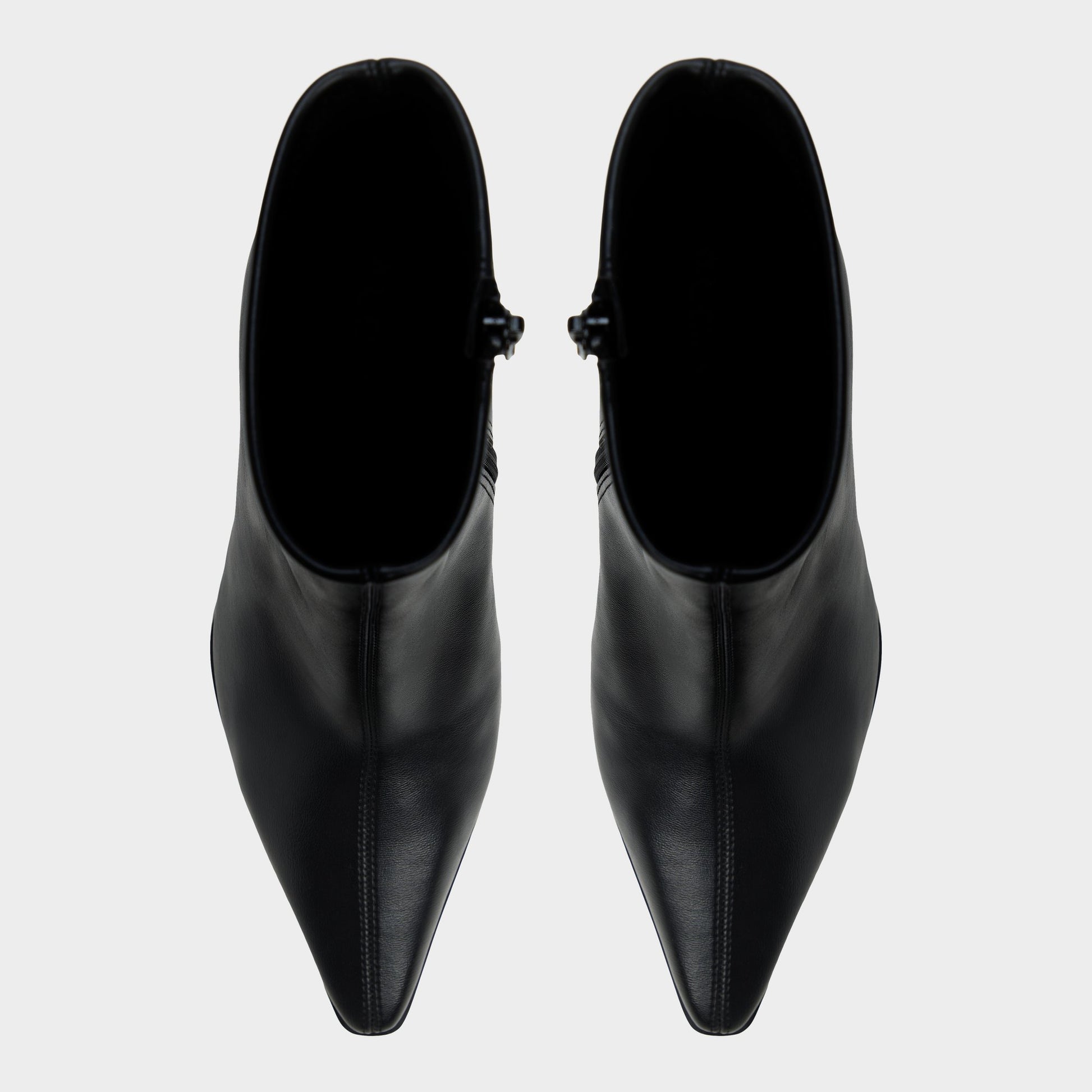 Top-down view of the Black Figgy Ankle boot