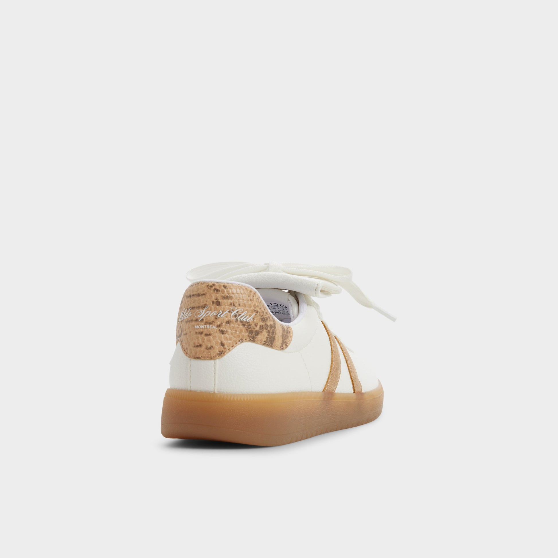 Three-quarter angle of Natural Itsneaker Sneaker's back side