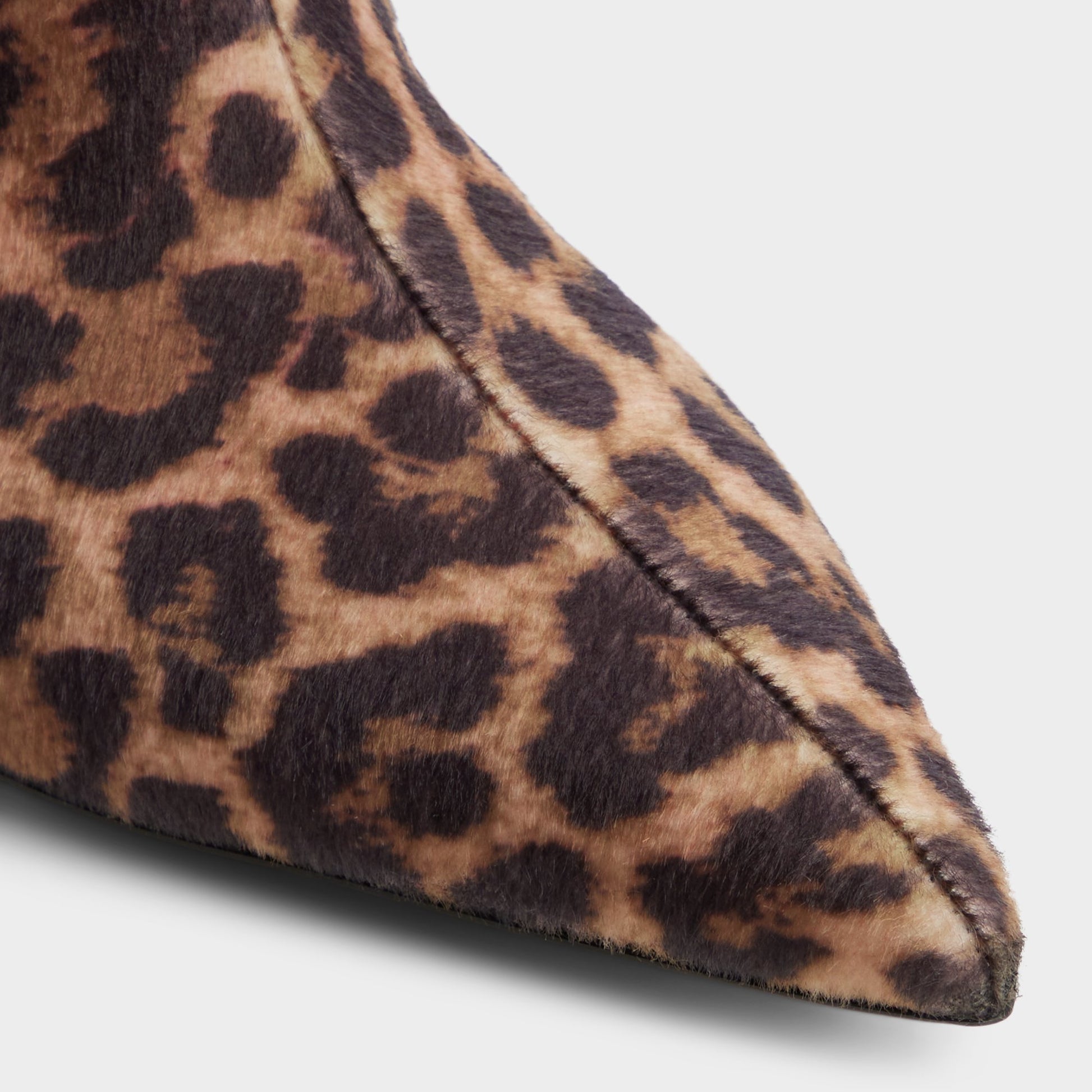 Close-up of the Open brown Selora Knee-high boot