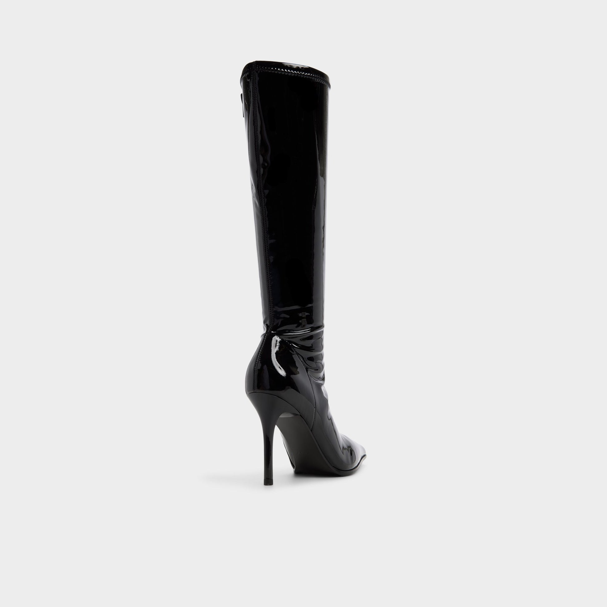 Three-quarter angle of Other black Re-emily Knee-high boot's back side