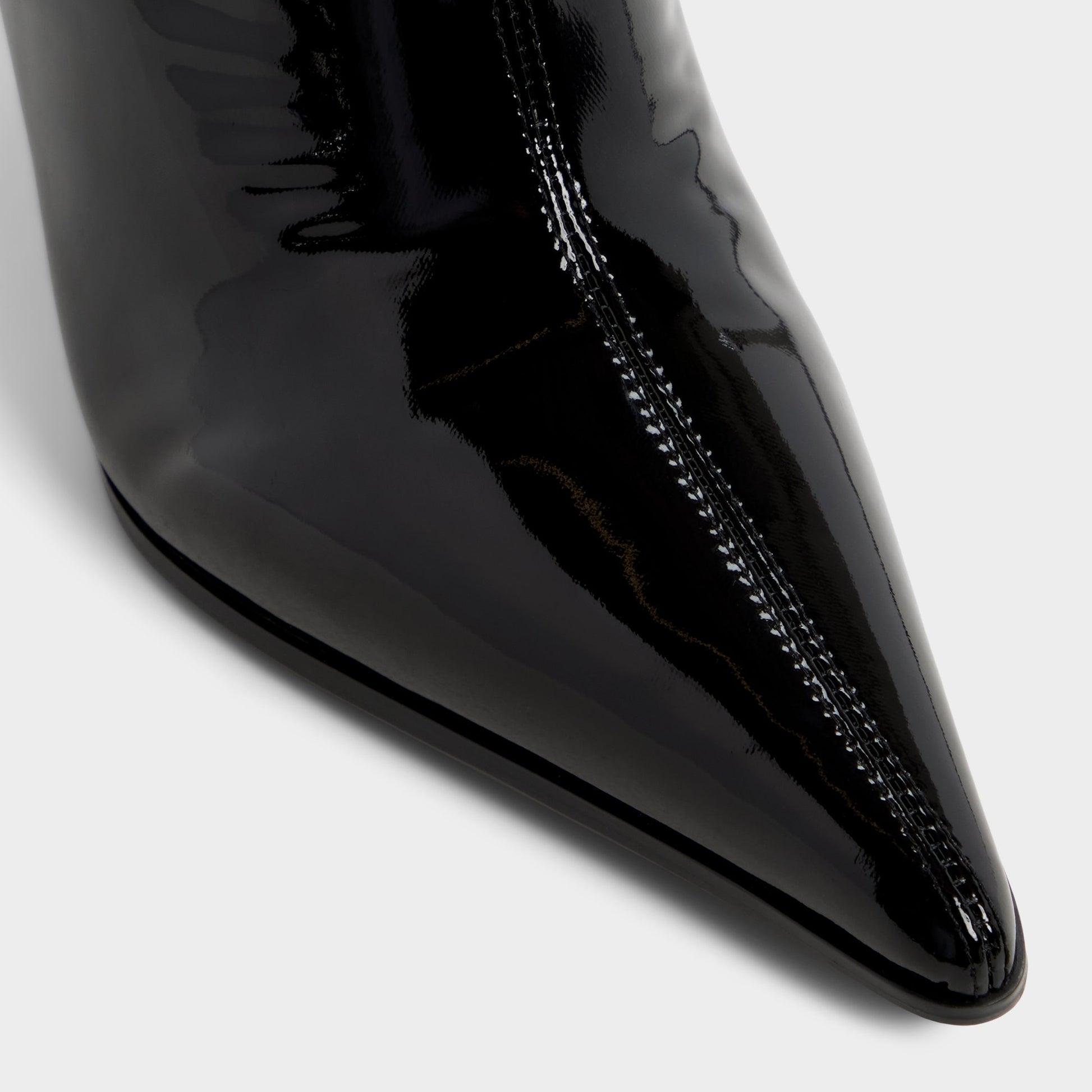Close-up of the Other black Re-emily Knee-high boot