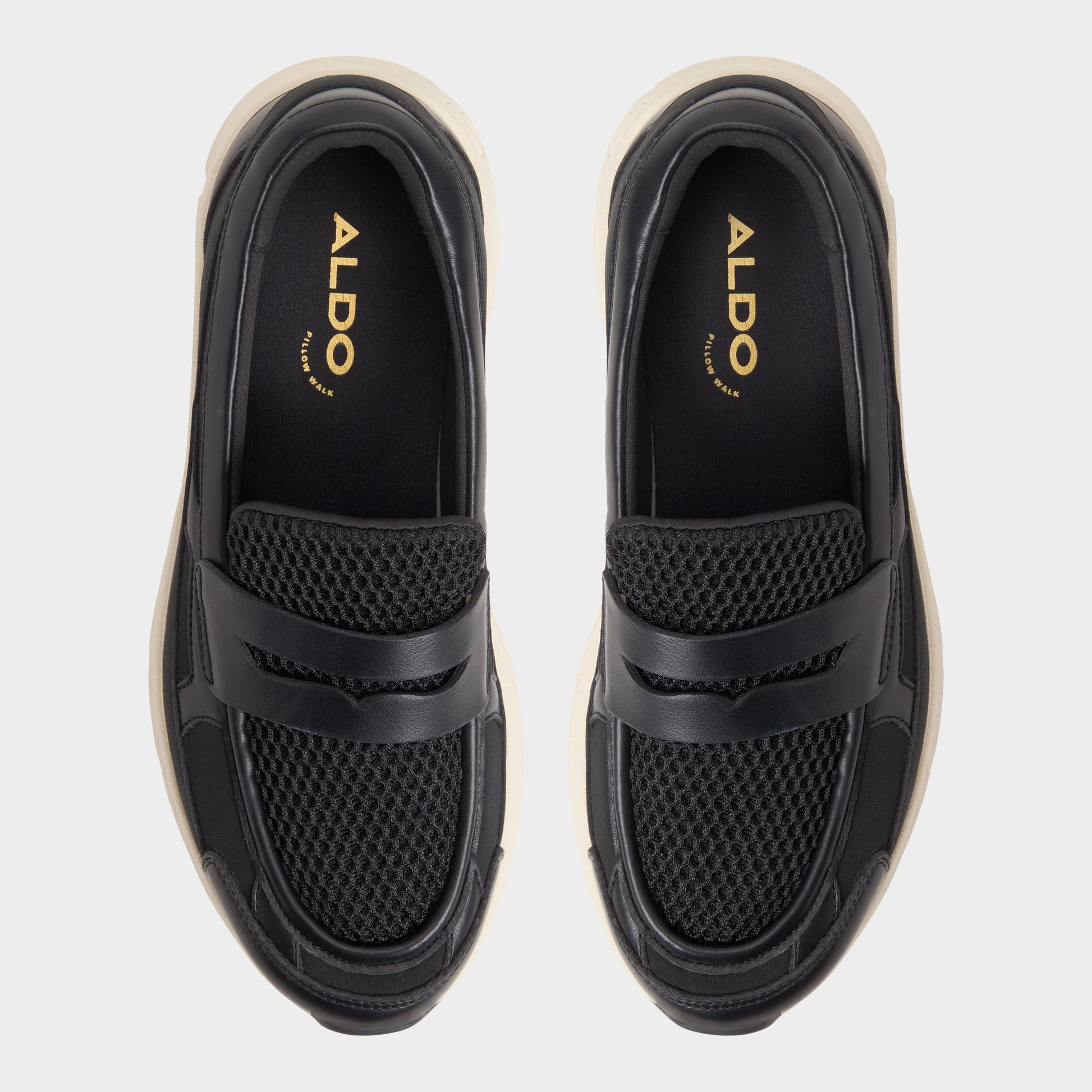 Top-down view of the Black Loffy Loafer