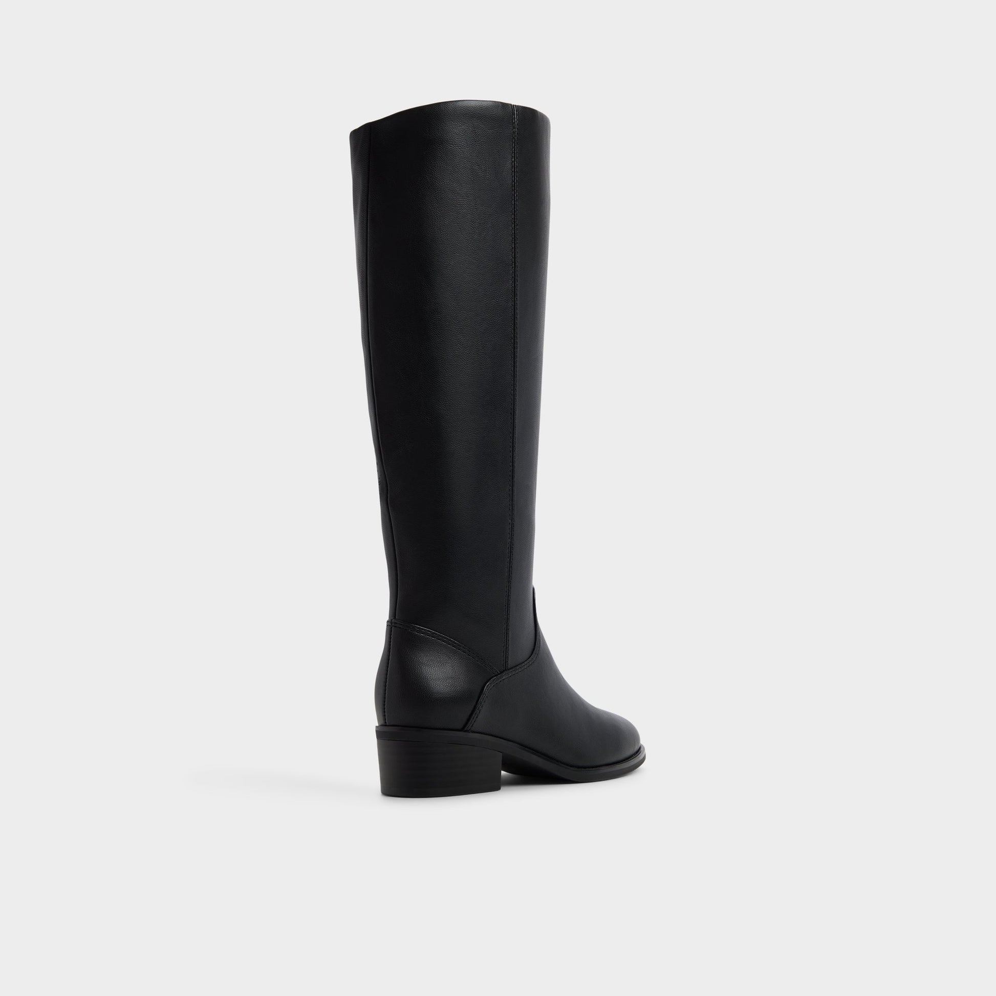 Three-quarter angle of Black Kaydienh-wc Knee-high boot's back side