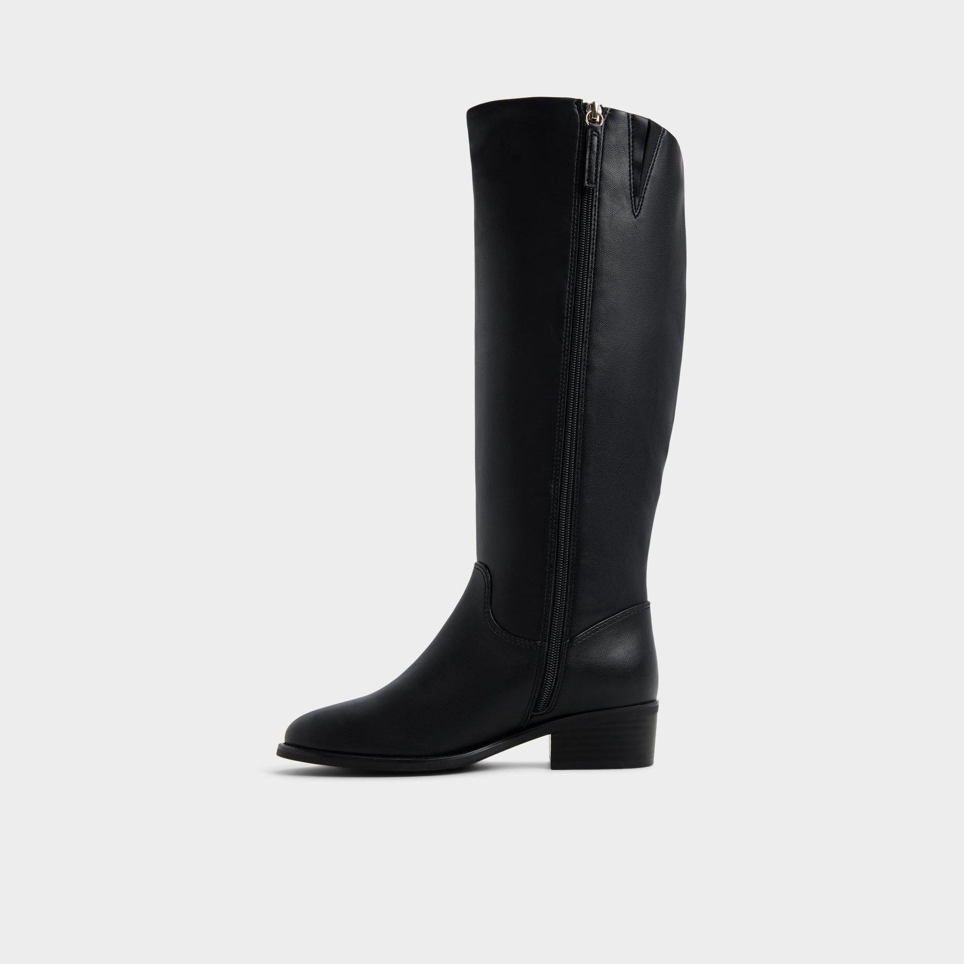 Side view of Black Kaydienh-wc Knee-high boot
