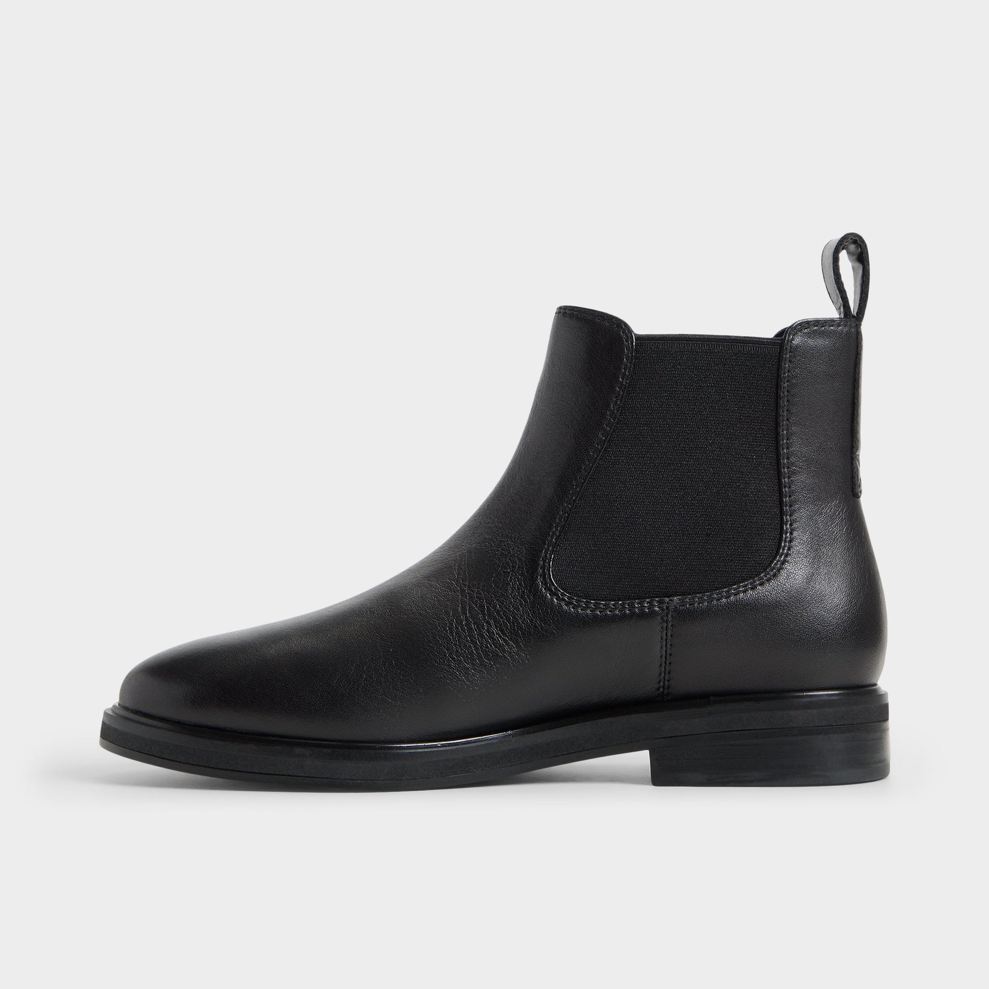 Side view of Black Librah Chelsea boot