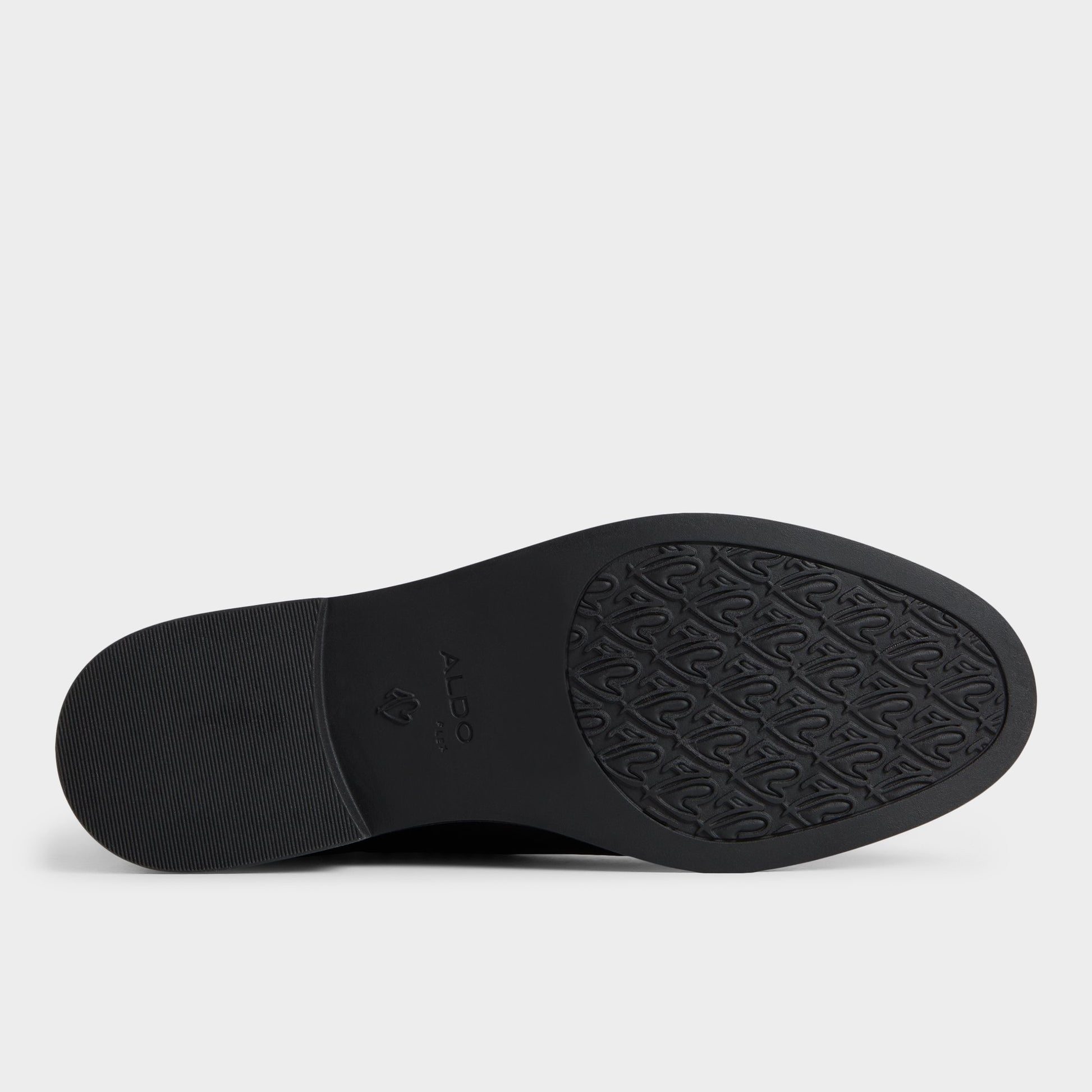 View of Black Librah Chelsea boot's sole