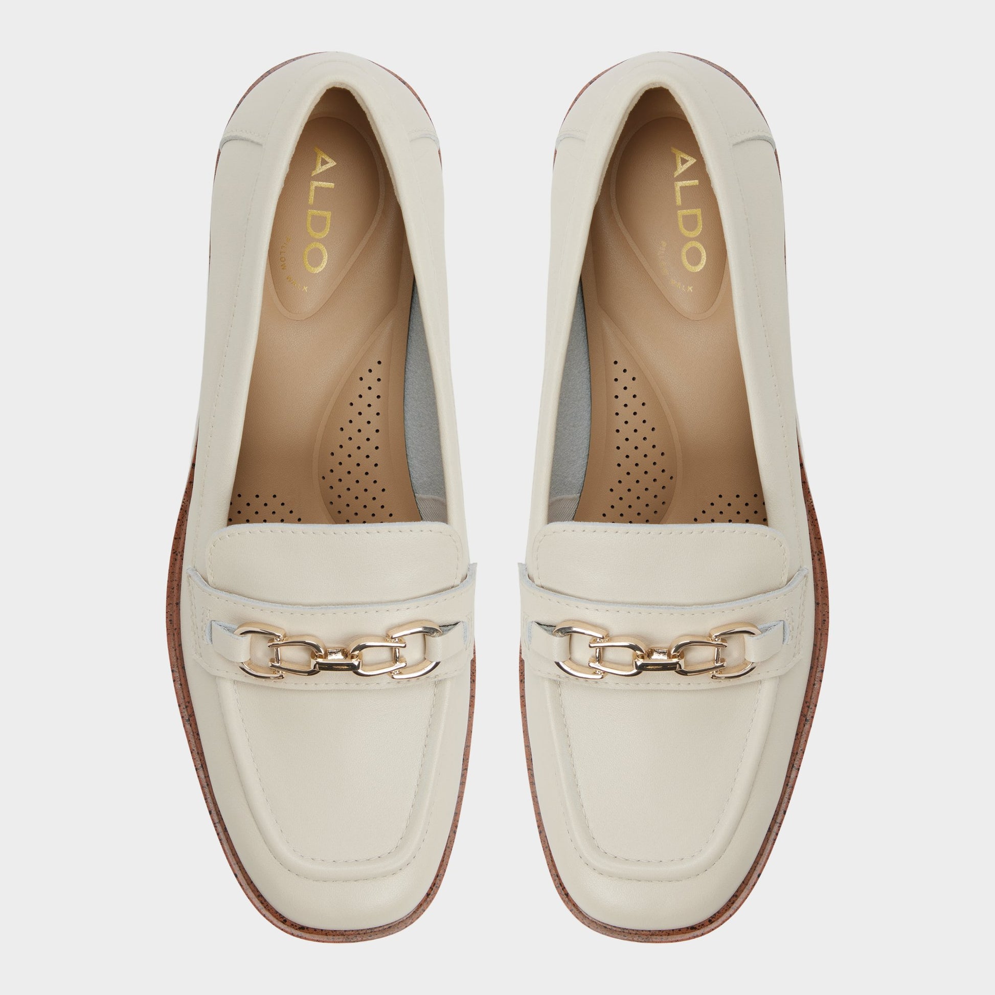 Top-down view of the Other White Ibreflex Loafer