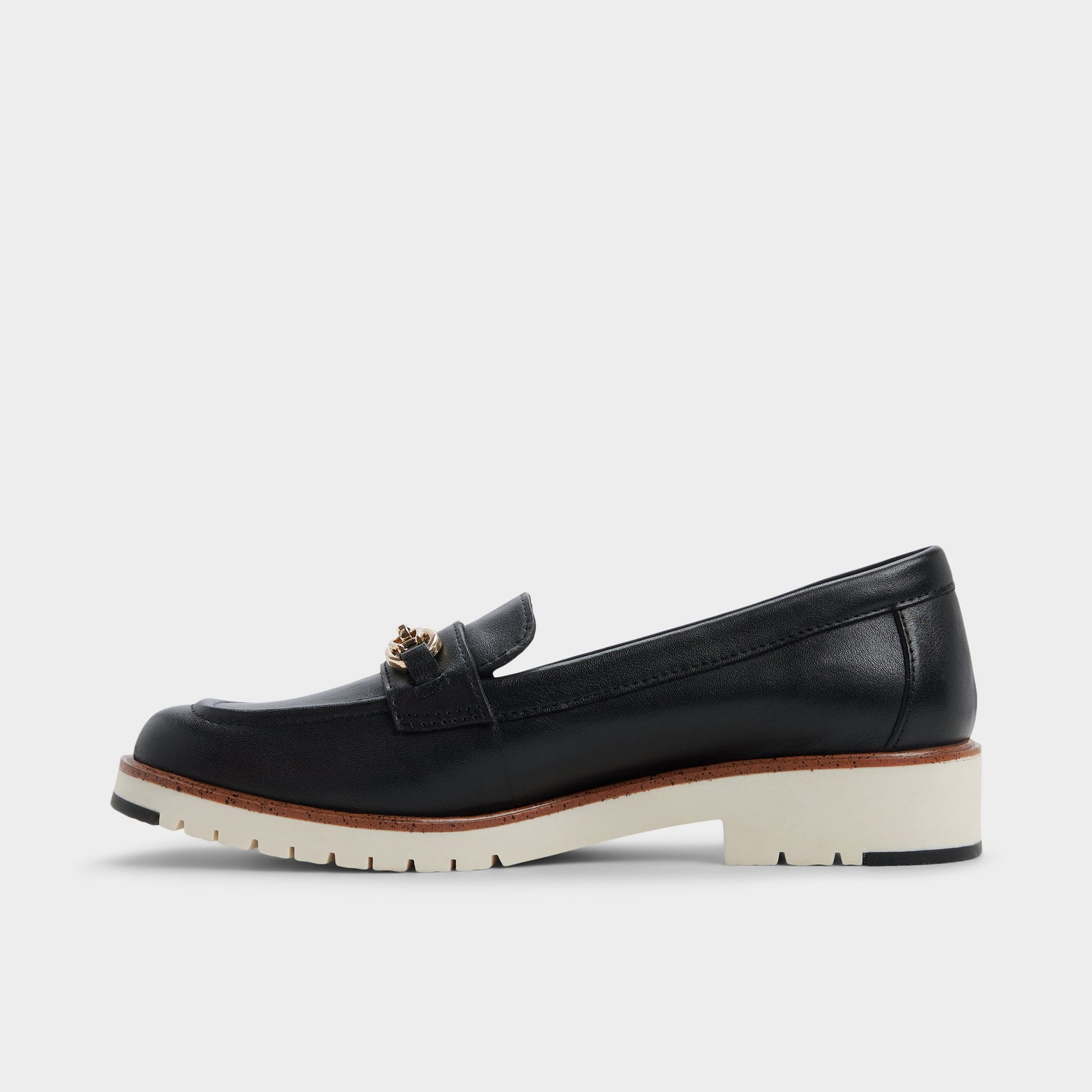 Side view of Black Ibreflex Loafer