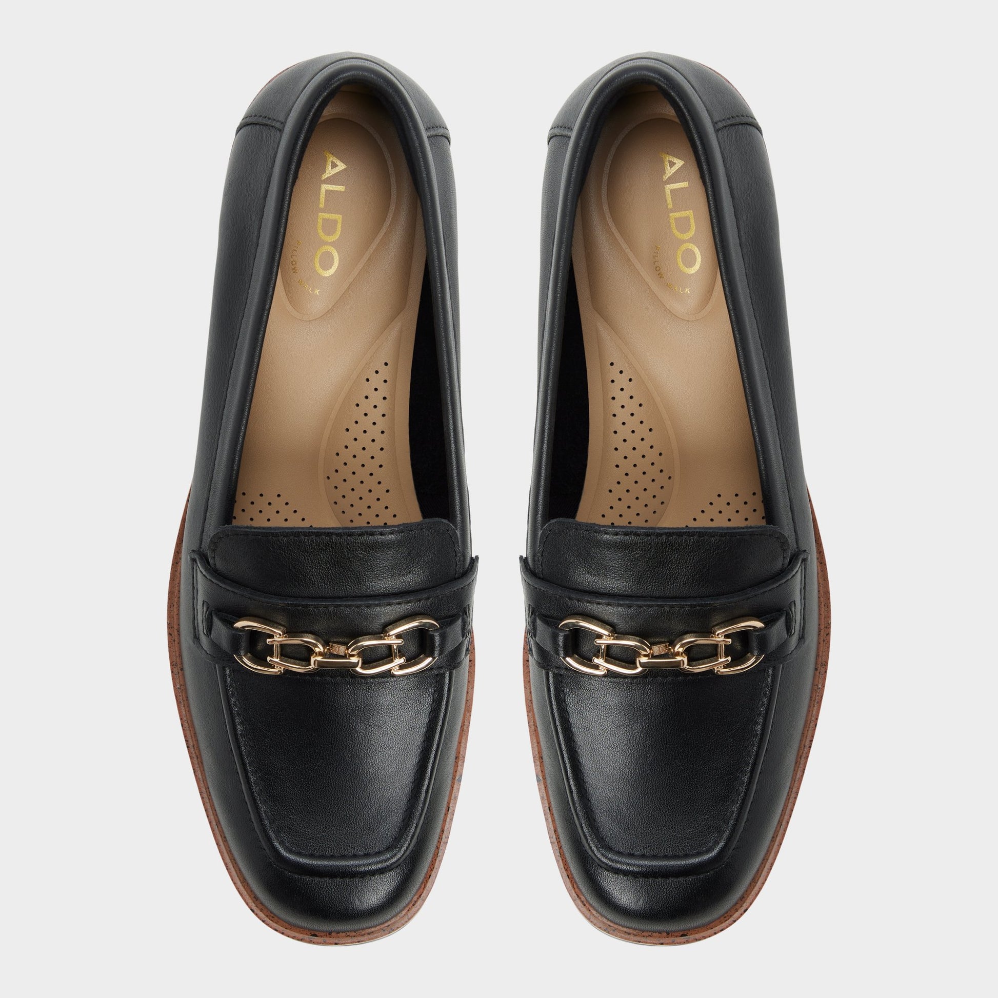 Top-down view of the Black Ibreflex Loafer
